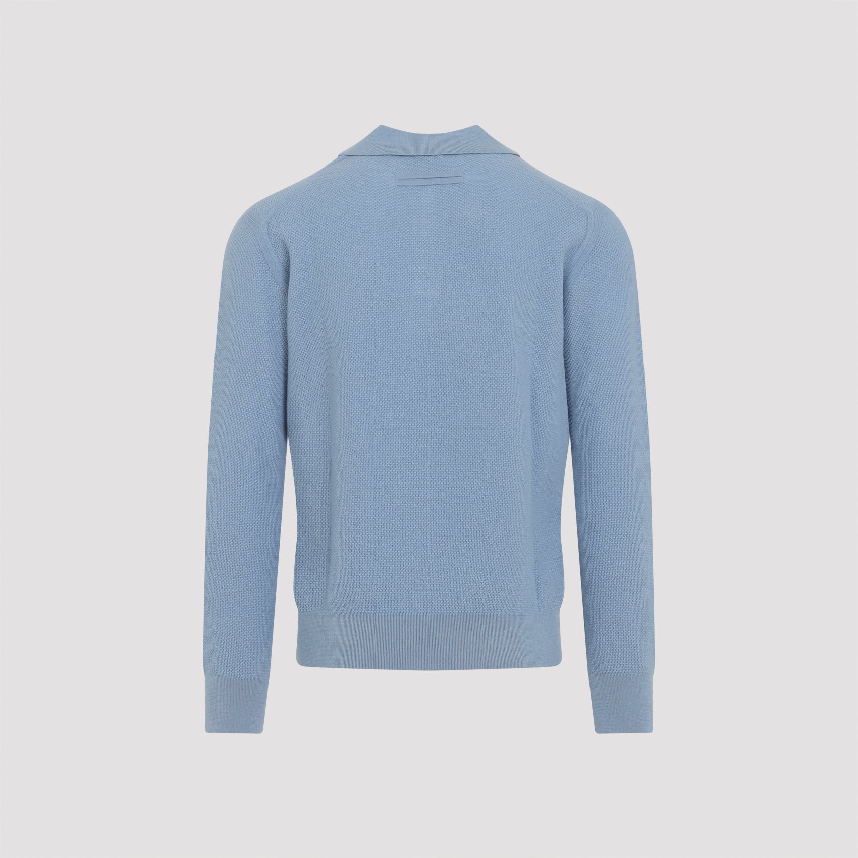 ZEGNA Cashmere Polo - Light Blue