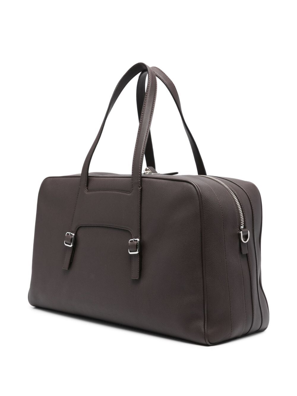 SANTONI Men's 24-Hour Leather Satchel