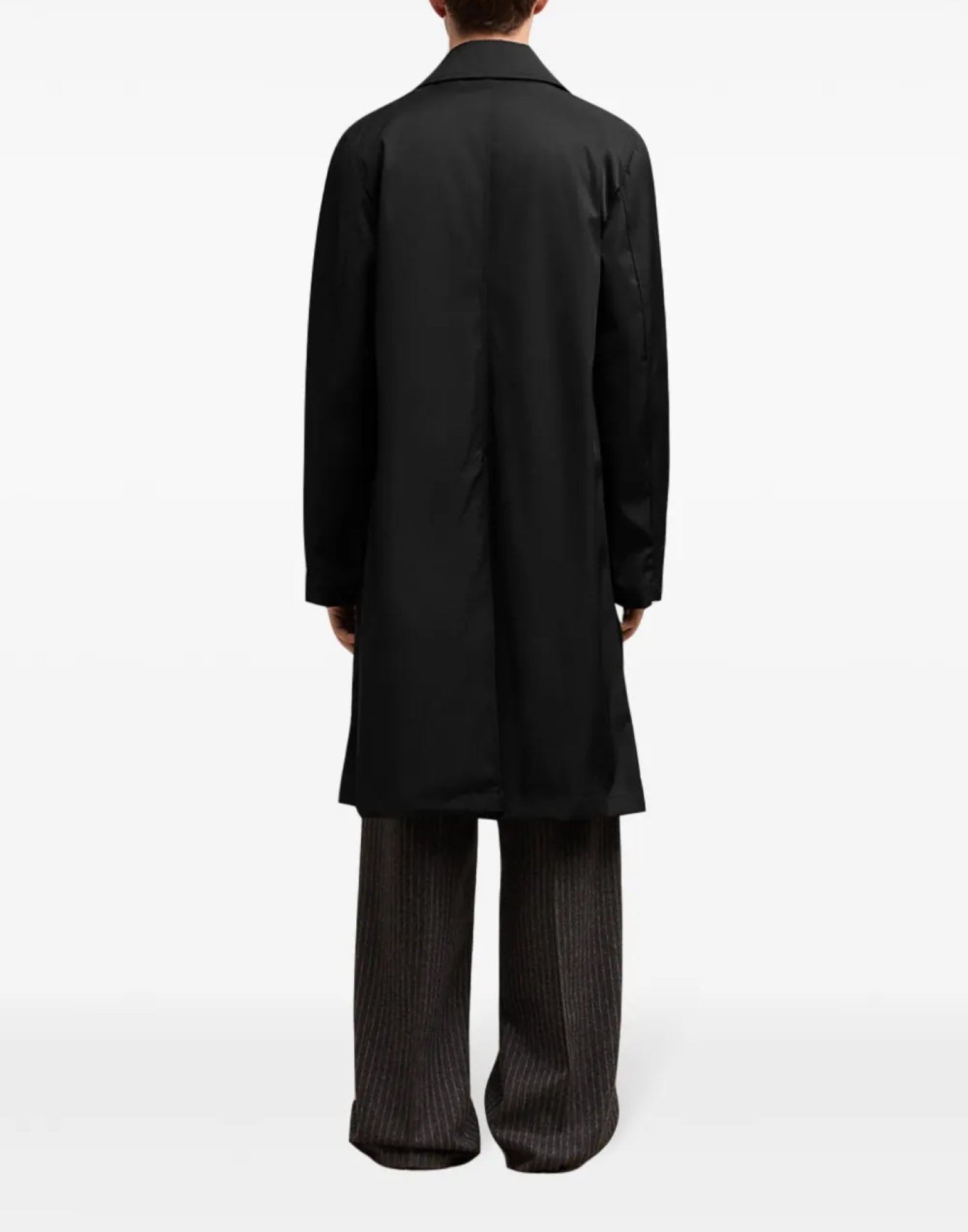 AMI PARIS Technical Twill Logo Raincoat for Men