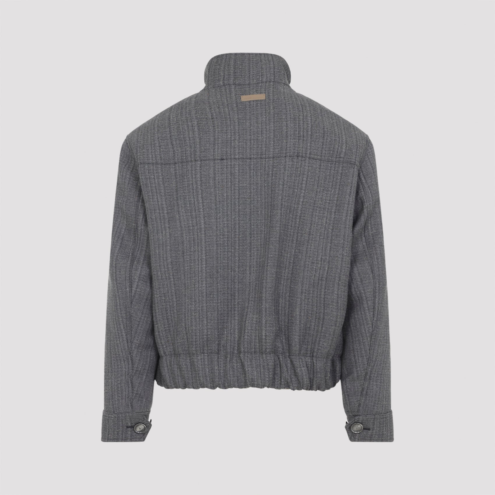 AMI PARIS Classic Men's Harrington Virgin Wool Jacket