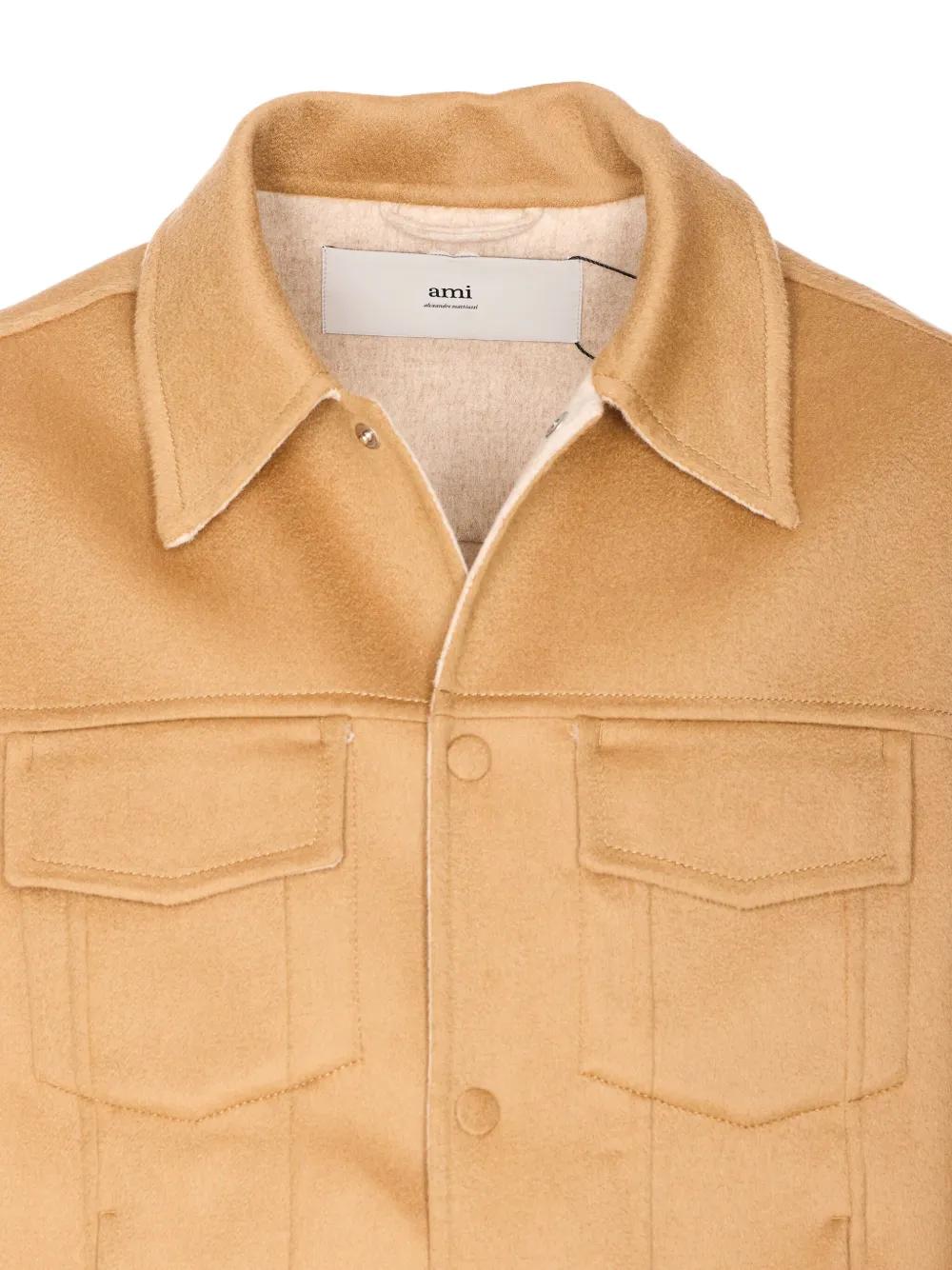 AMI PARIS Classic Button-Fastening Jacket