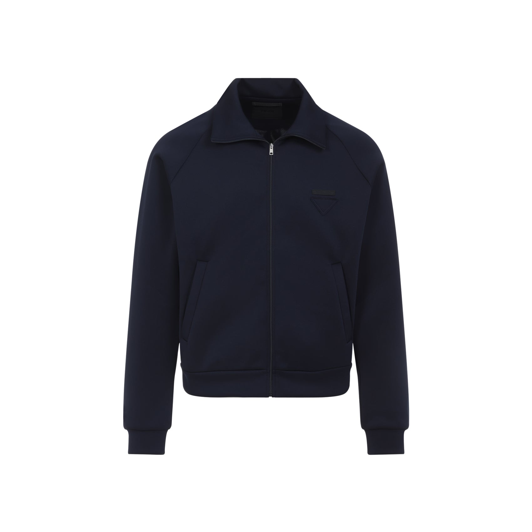 PRADA Techno Fabric Full-Zip Sweatshirt - Men's Design for FW25