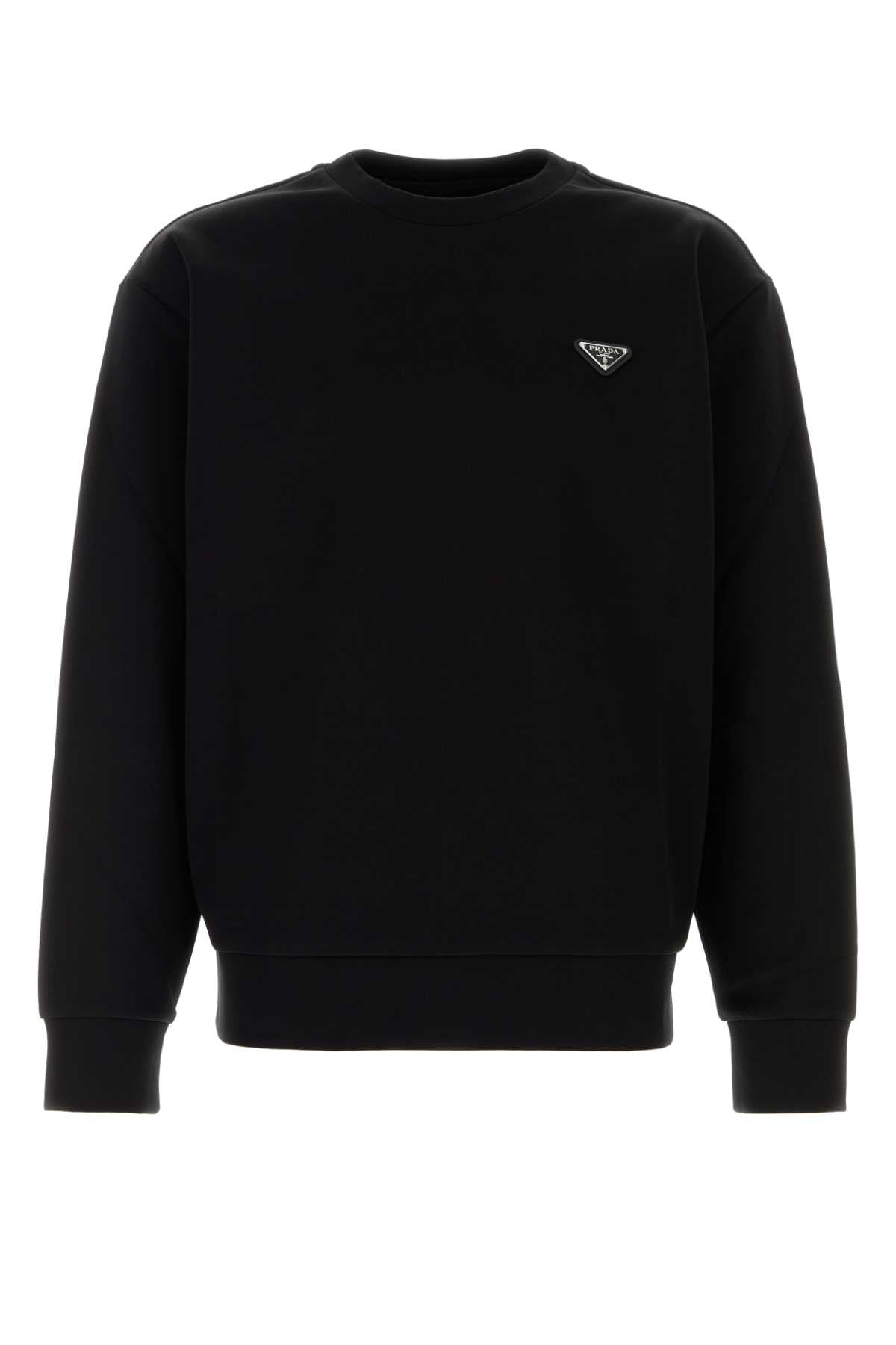 PRADA Cotton Blend Sweatshirt for Men - FW25 Collection