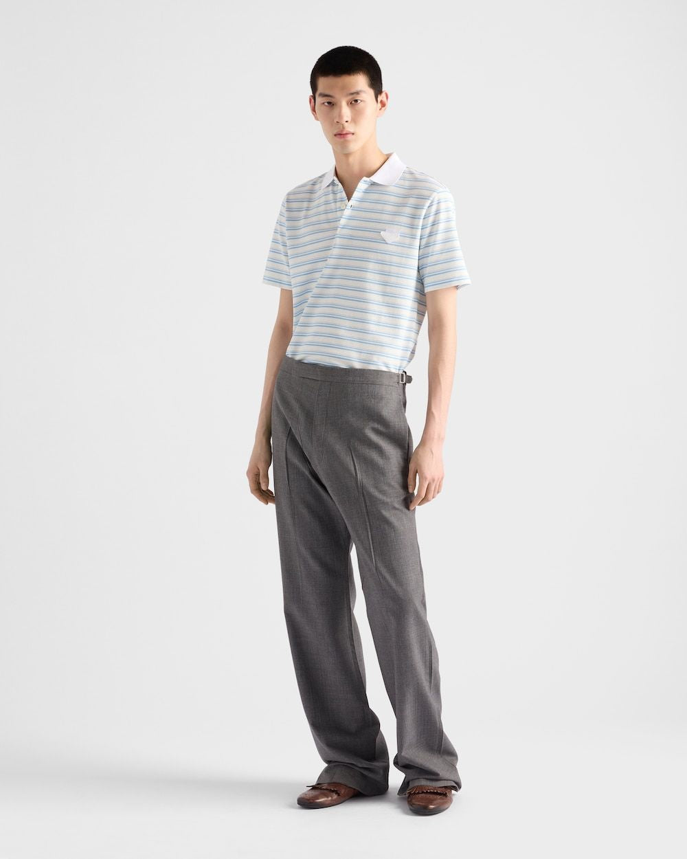 PRADA Classic Polo Shirt for Men - Fall 2025