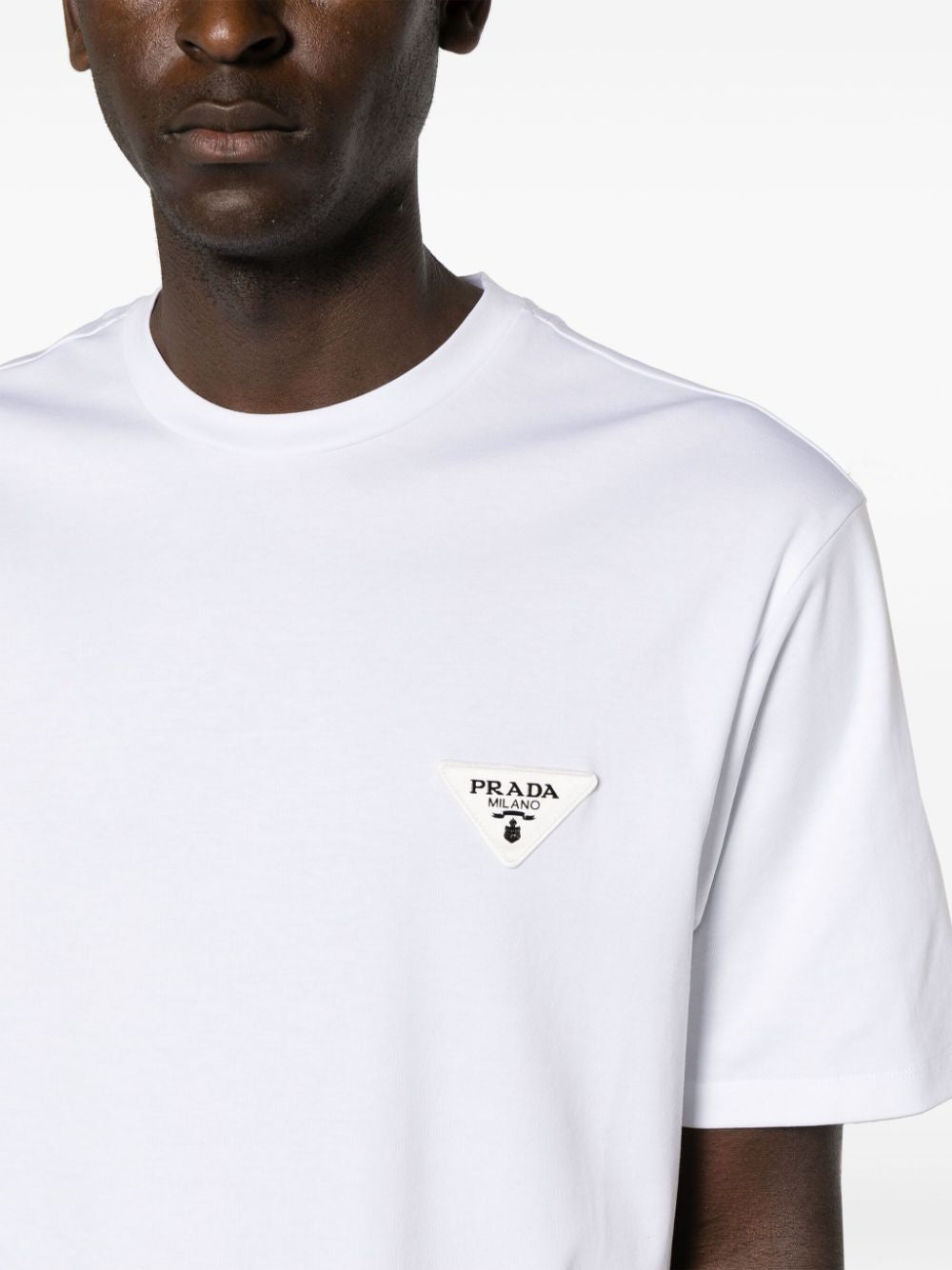PRADA Men's Mini Crew Neck Jersey