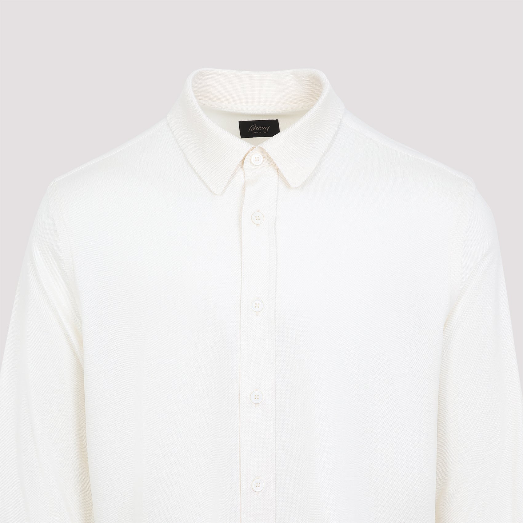 BRIONI Luxury Silk Long Sleeve Shirt for Men - SS25