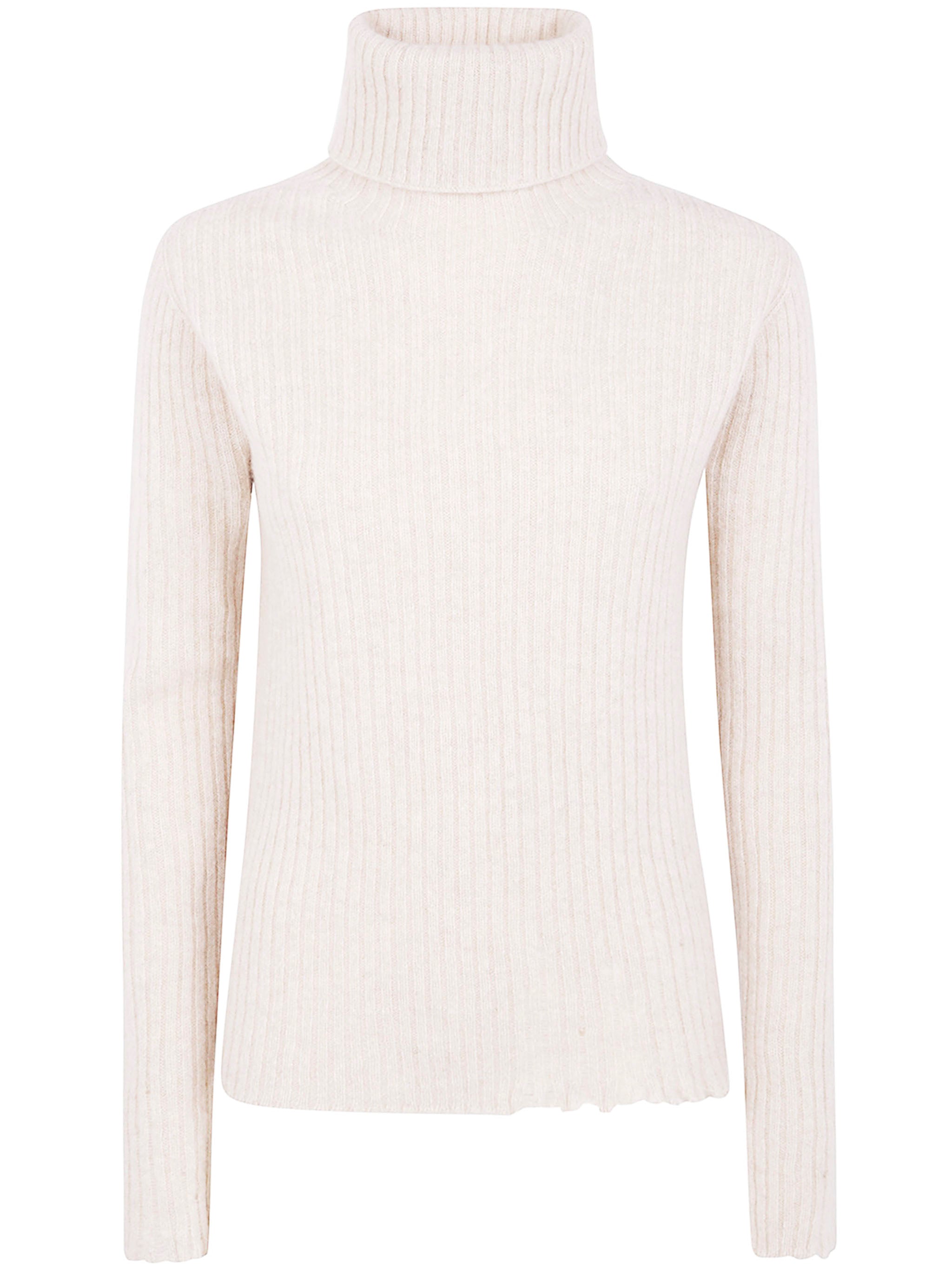 UMA WANG High Neck Rib Top