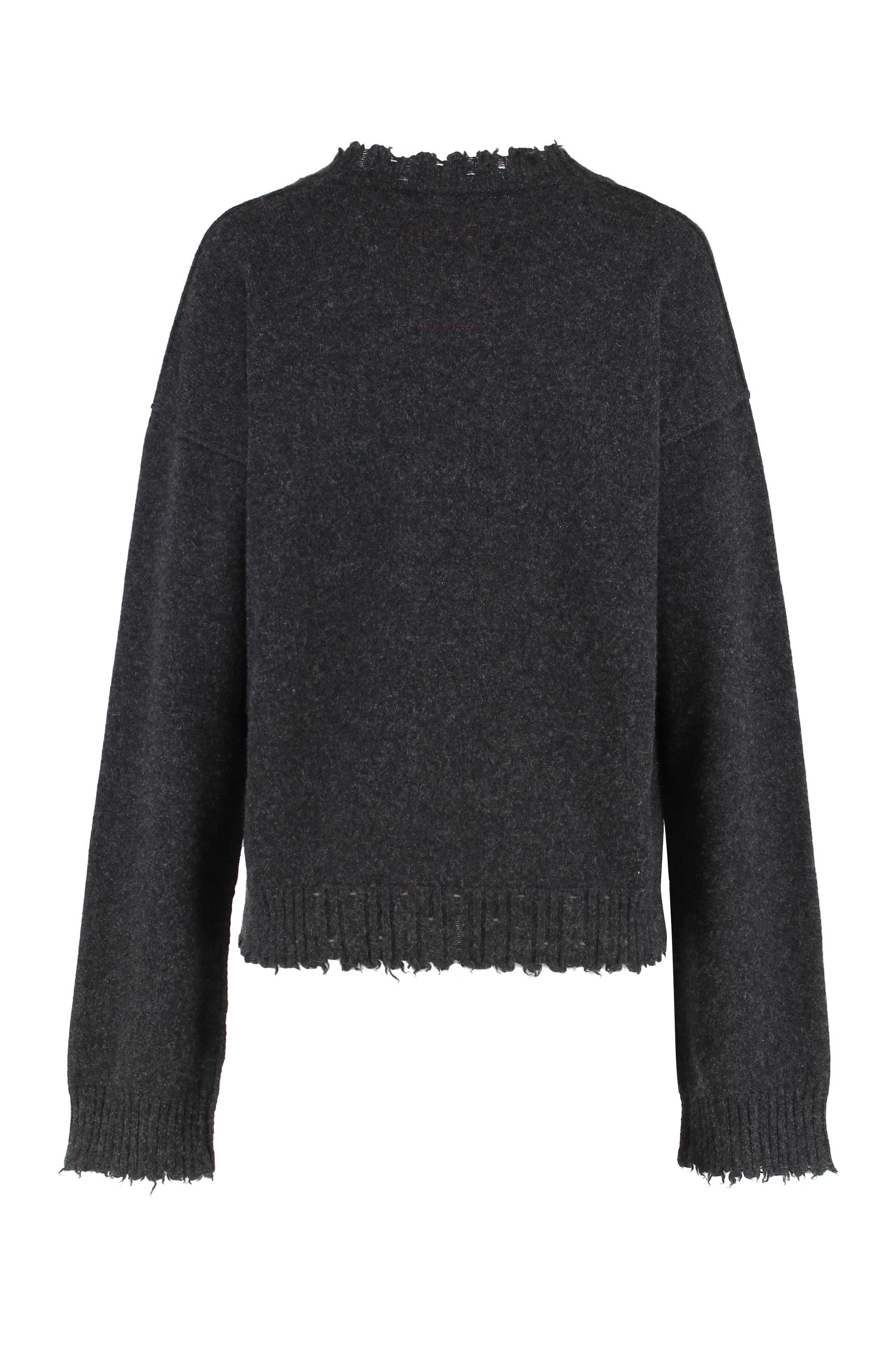 UMA WANG Cropped Cashmere Crewneck Sweater for Women