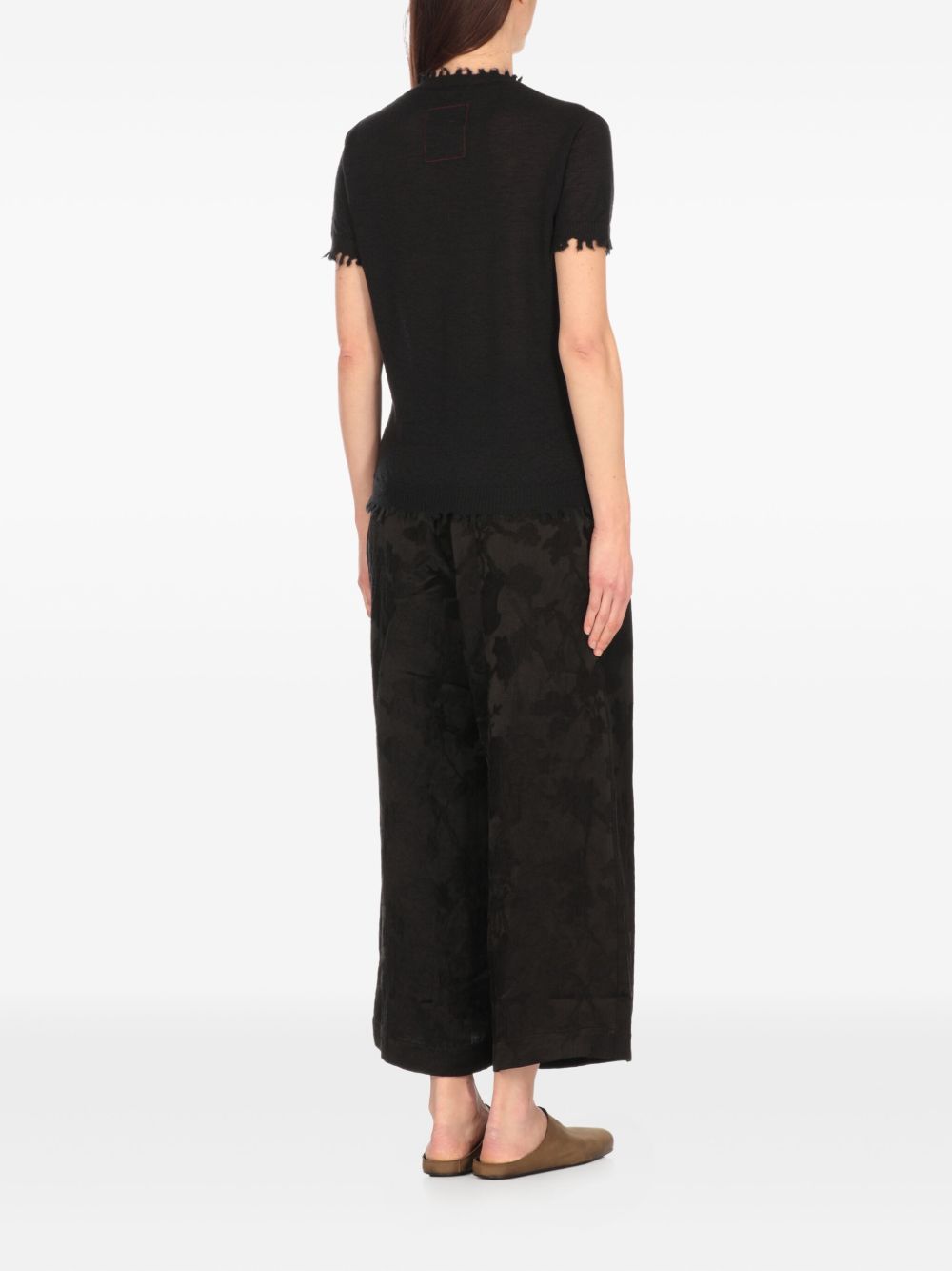 UMA WANG Cashmere Sweater with Bangs - Size S