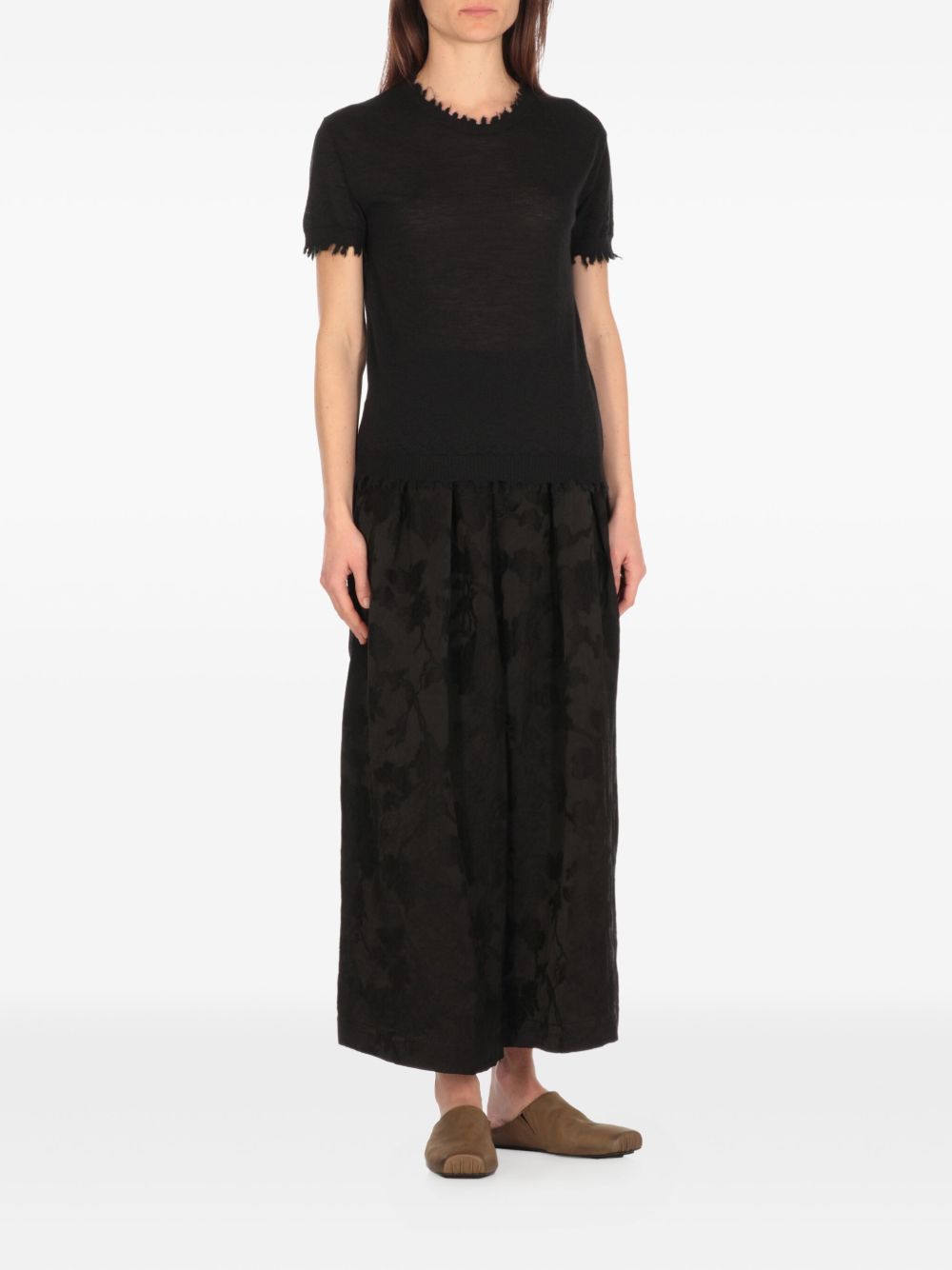 UMA WANG Cashmere Sweater with Bangs - Size S