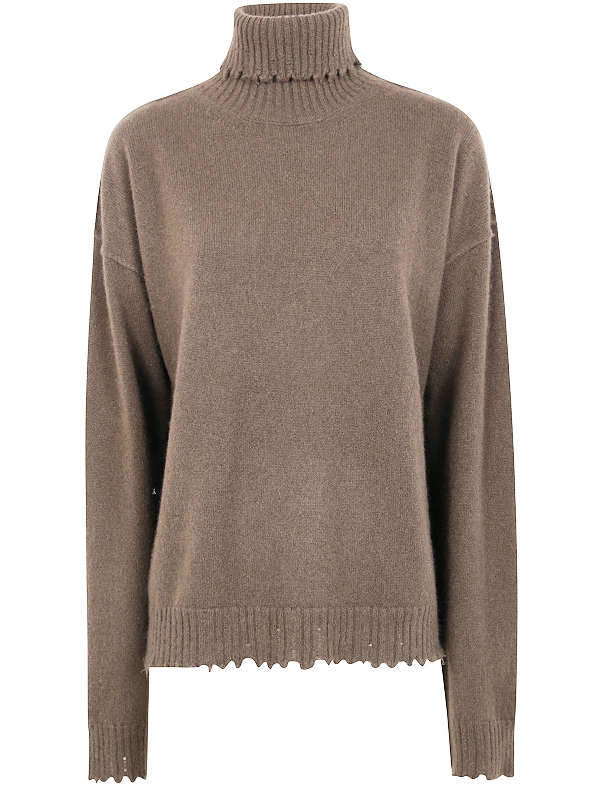 UMA WANG High Neck Sweater - Women’s Mini Knitwear for FW25