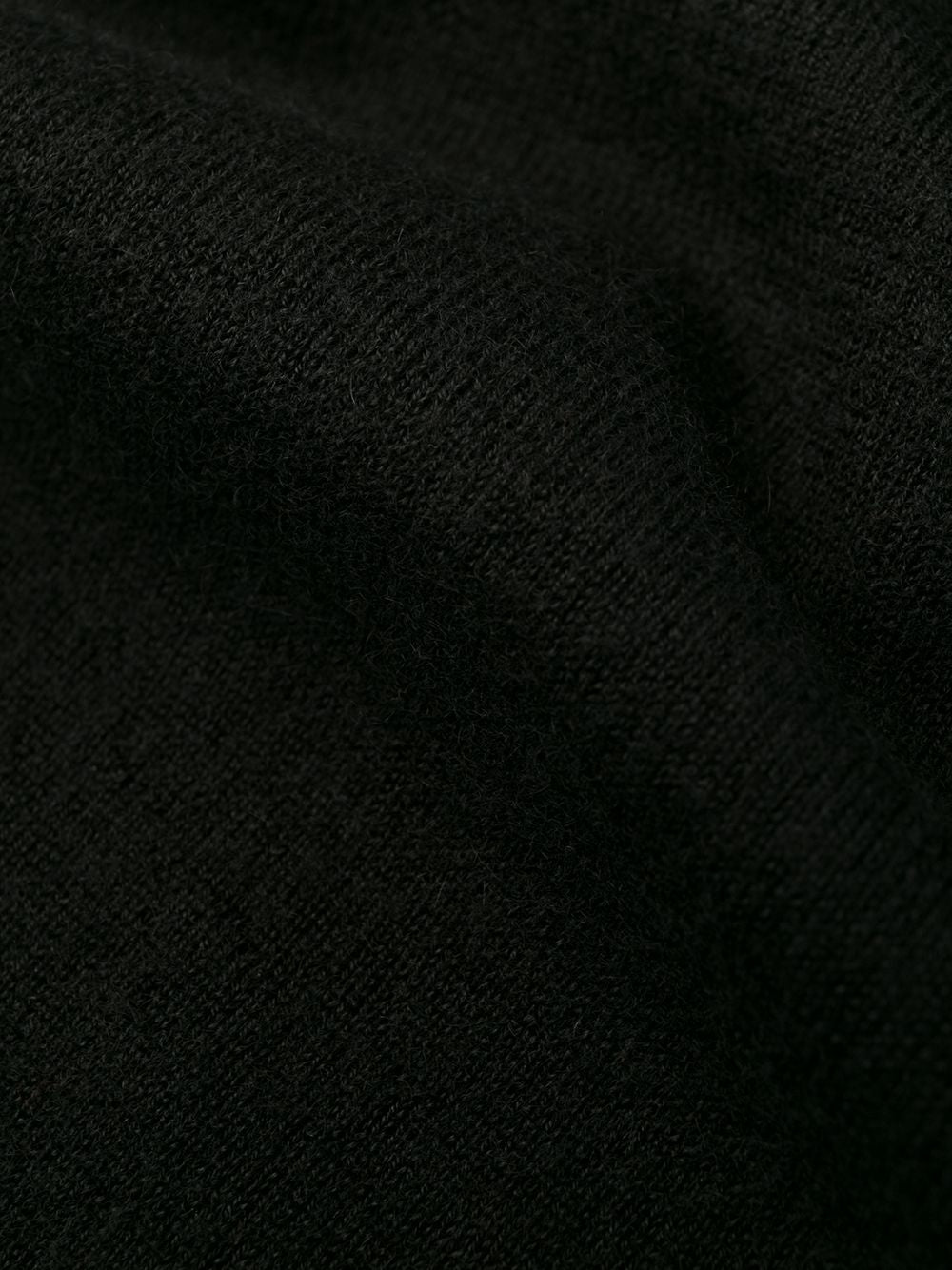 UMA WANG Cashmere Turtle-Neck Jumper with Distressed Detailing