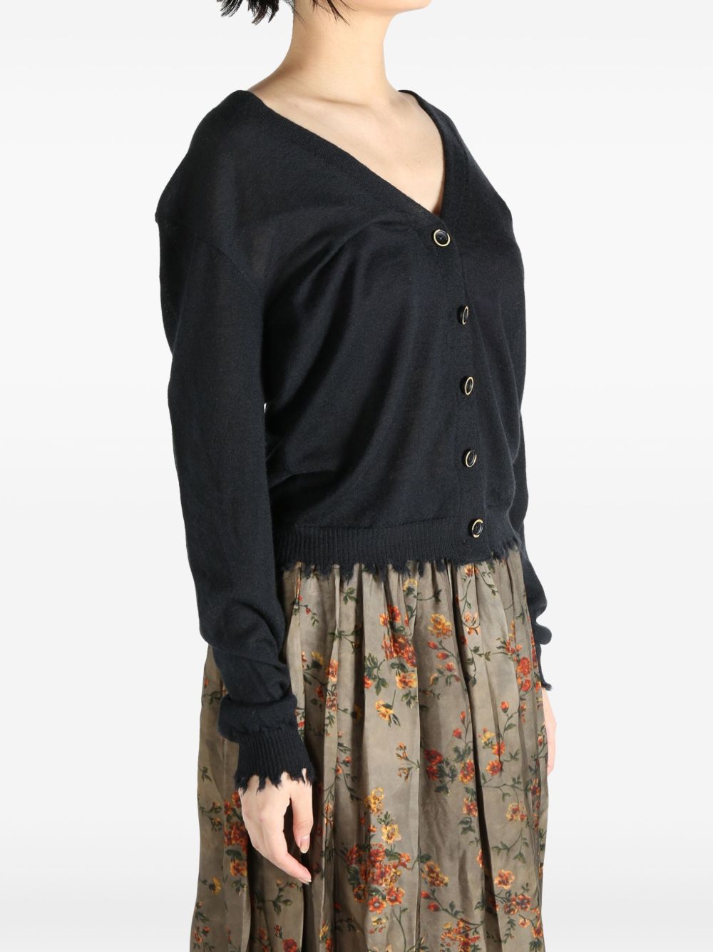 UMA WANG Oversized Cashmere Cardigan