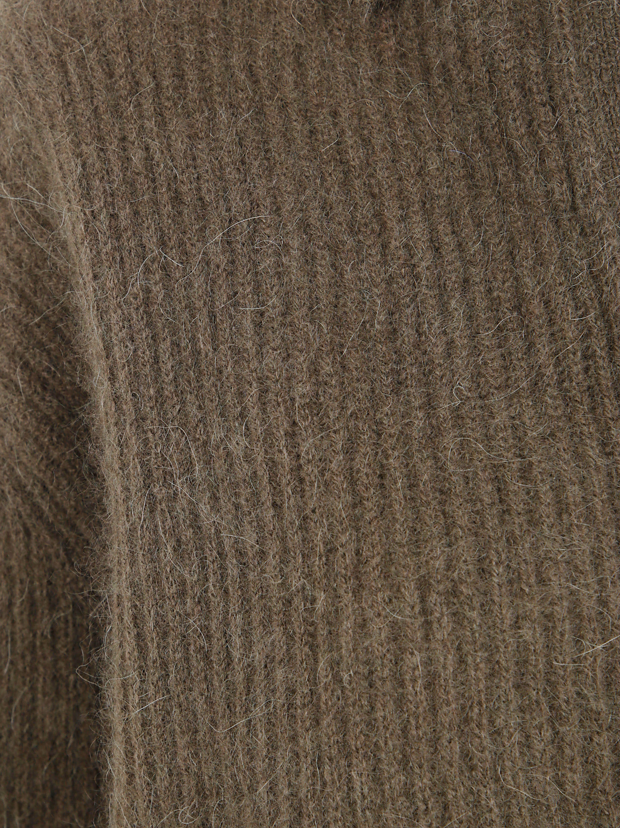 UMA WANG Luxurious Polo Shirt in Soft Raccoon Fur