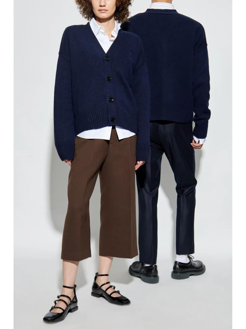 AMI PARIS Wool T-Shirt - Size S