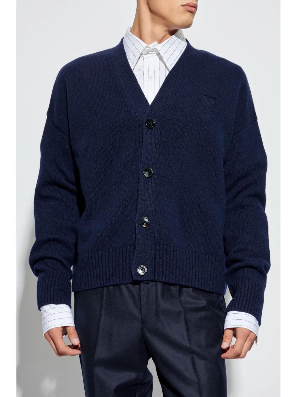 AMI PARIS Wool T-Shirt - Size S