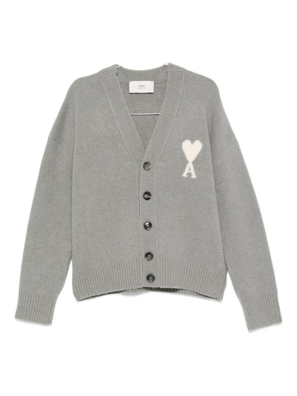 AMI PARIS Wool Cardigan for Women - FW25 Collection