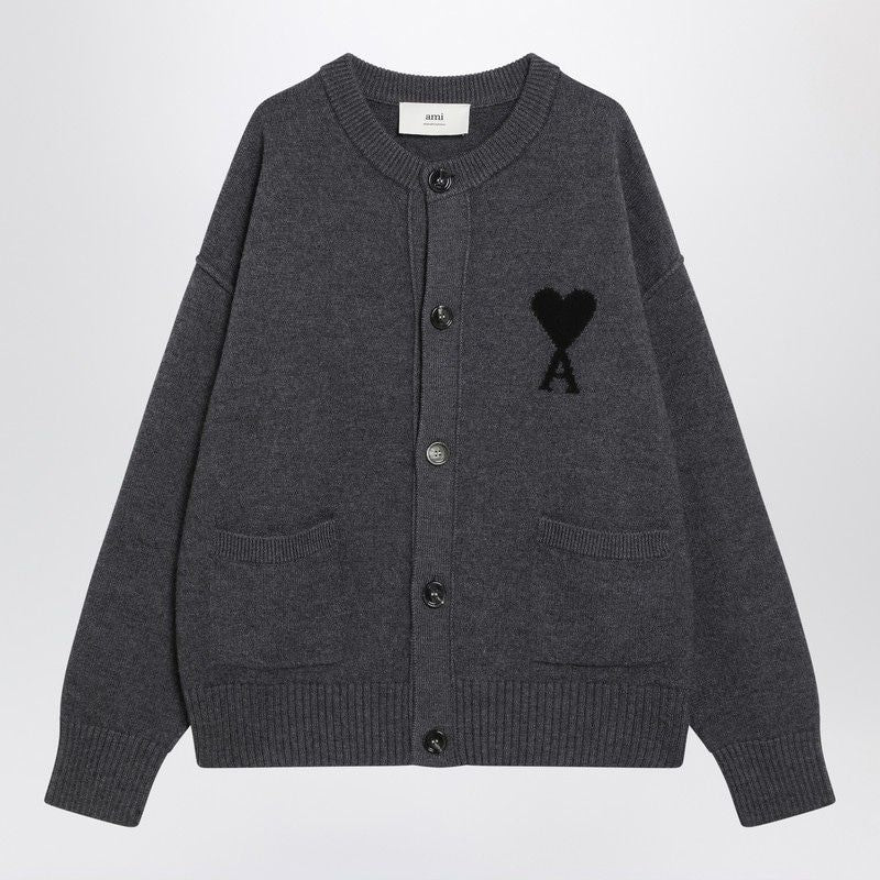 AMI PARIS Men's AMI of Coeur Cardigan - Fall/Winter 2025