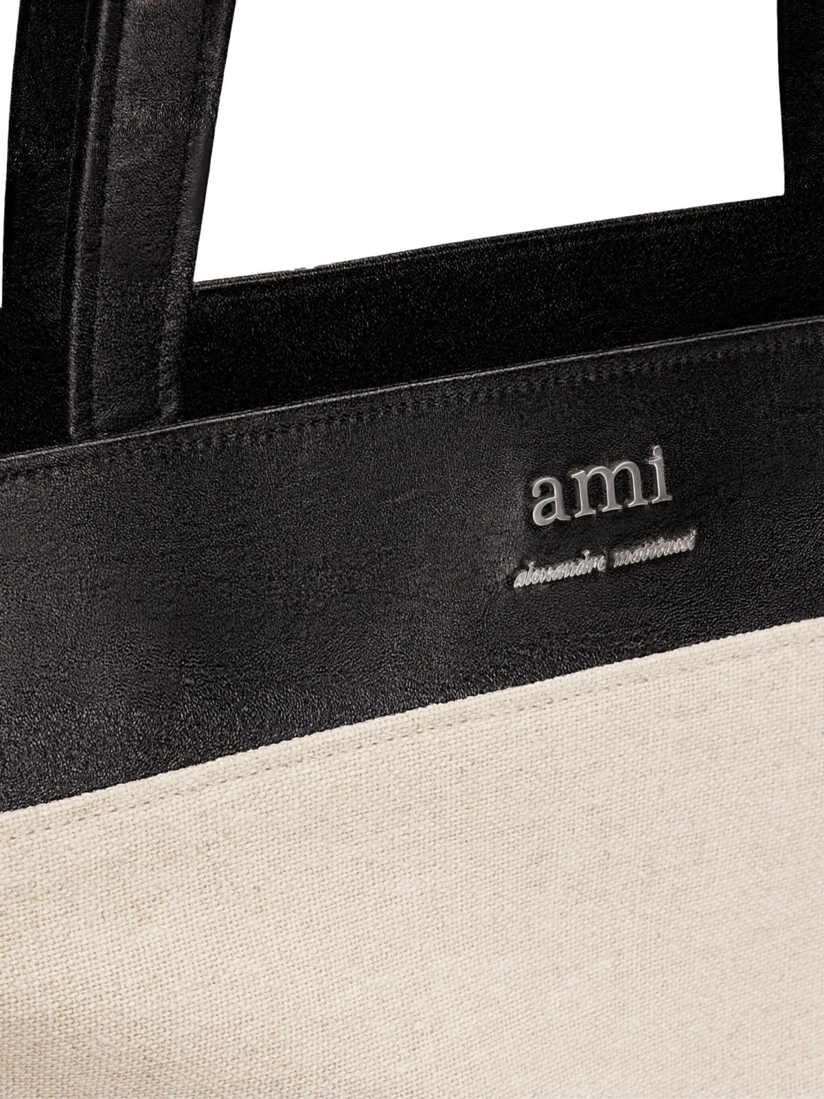 AMI PARIS East West Logo Mini Tote Handbag 58X33X18 CM