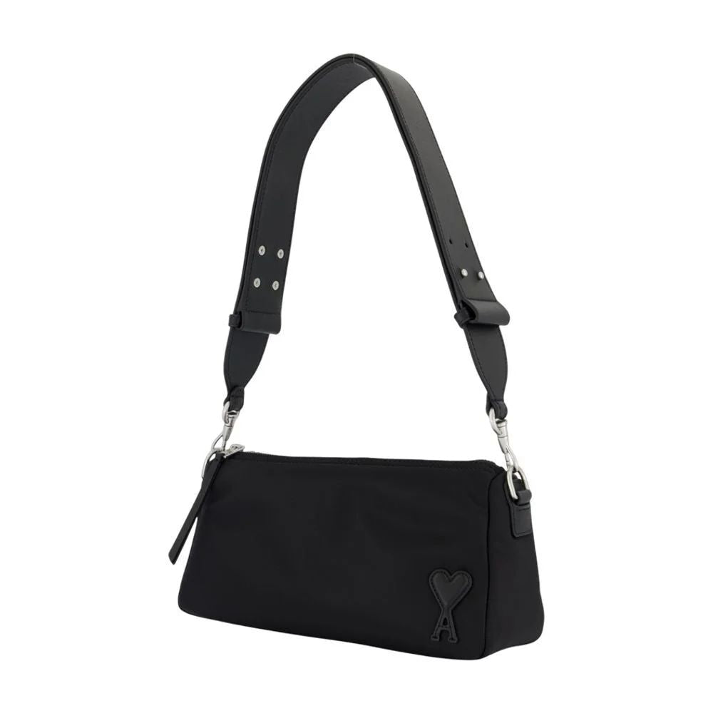 AMI PARIS Mini Nylon Shoulder Bag