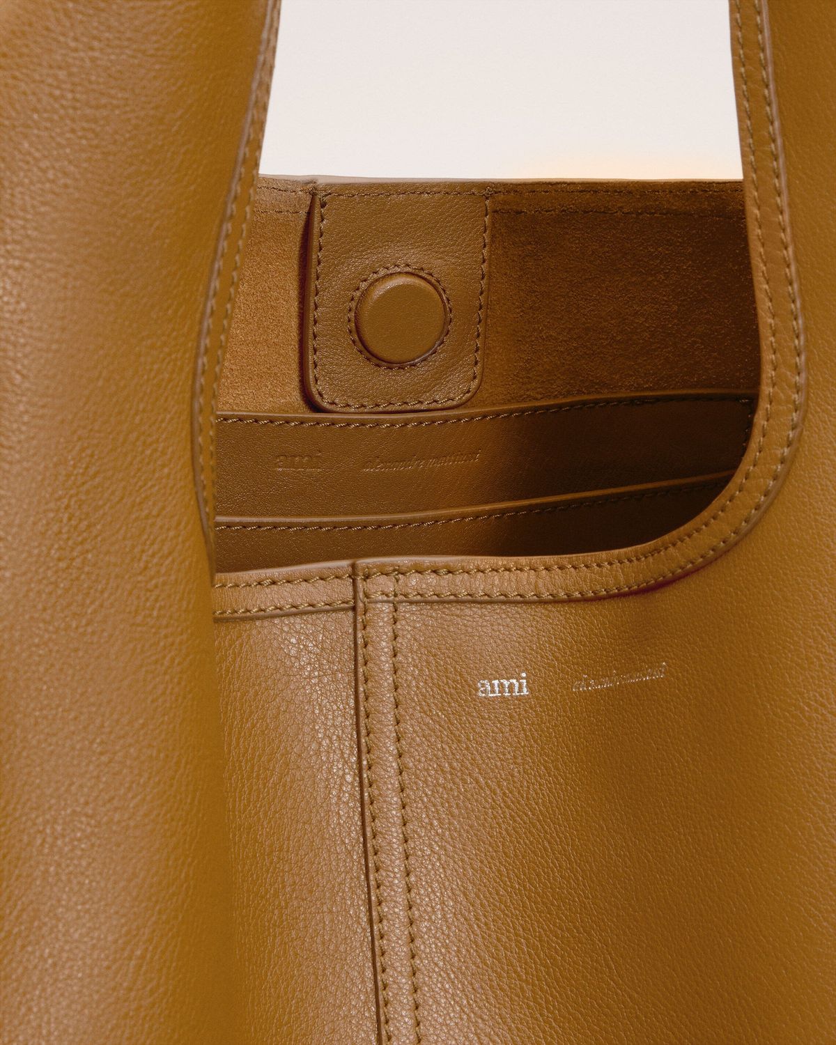 AMI PARIS Mini Leather Handbag for Women