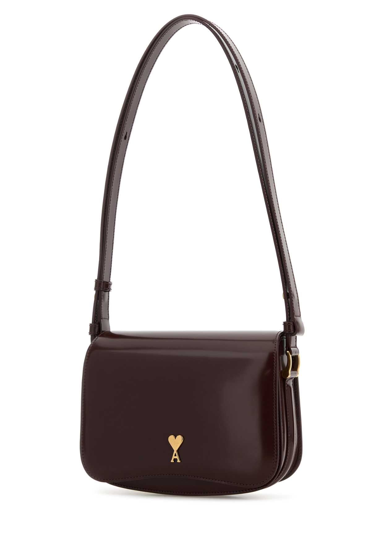 AMI PARIS Leather Crossbody Handbag