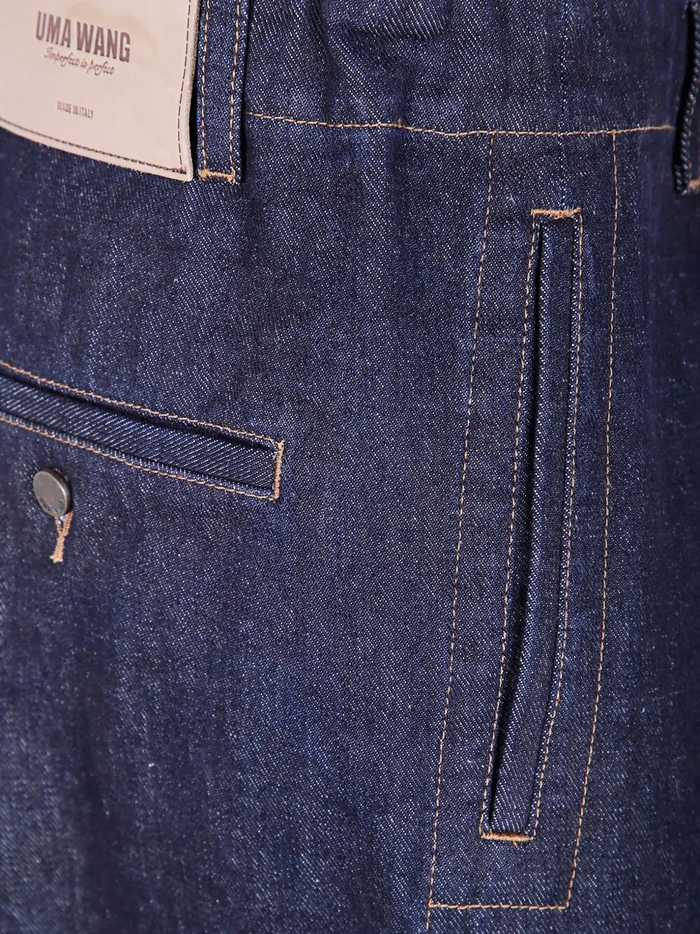 UMA WANG Classic Denim-Inspired Pyjama Pants for Men