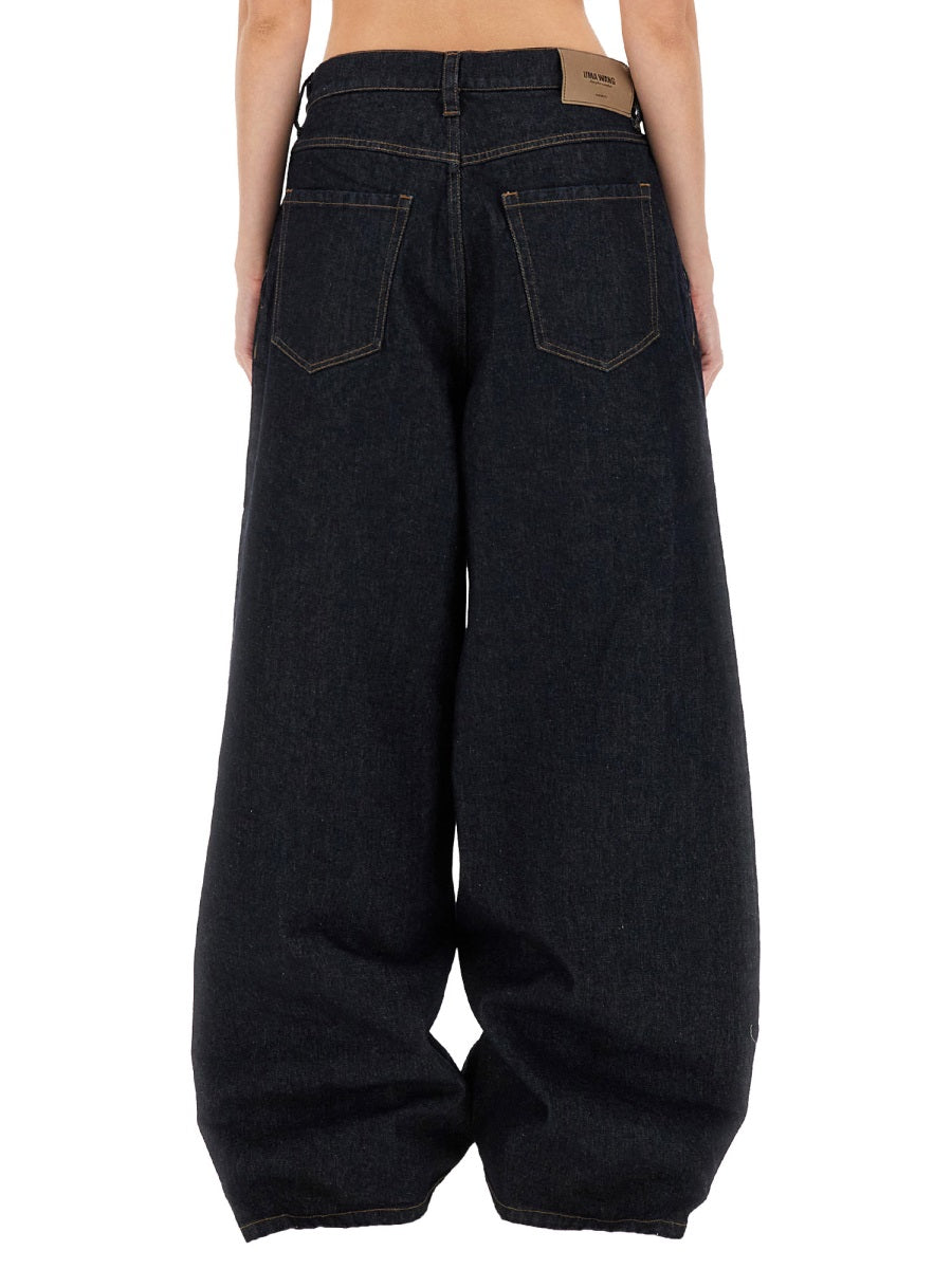 UMA WANG Stylish Denim Pod Pants - Size S