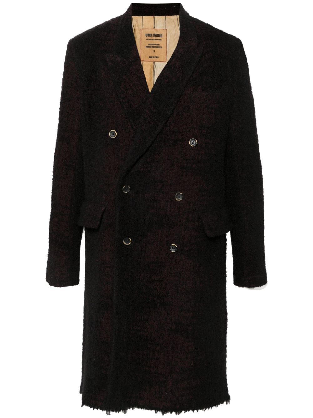 UMA WANG Elegant Wool Blend Jacket for Men - FW24 Collection