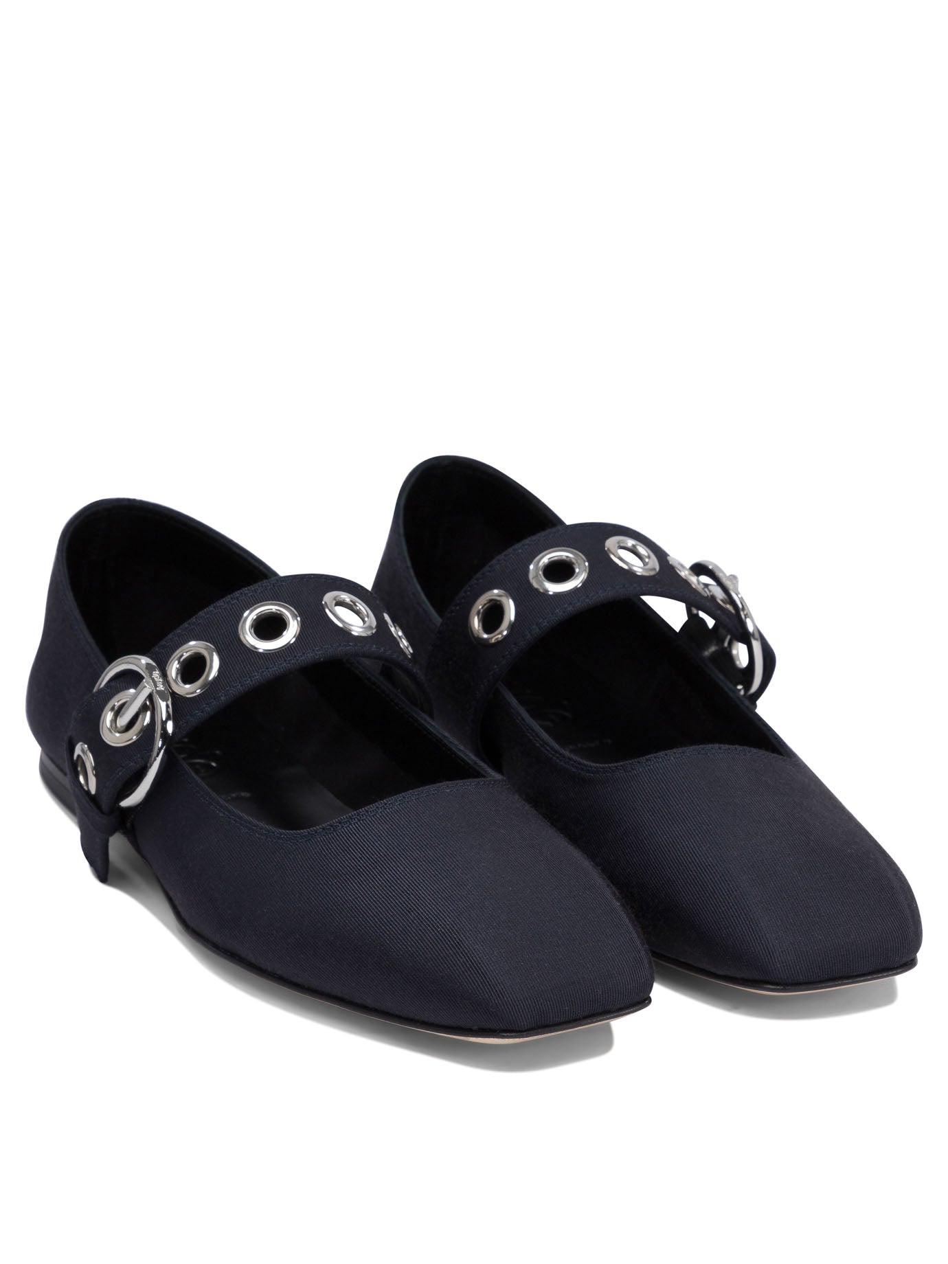 AEYDE Mini Eyelet Mary Jane Ballerina Flats