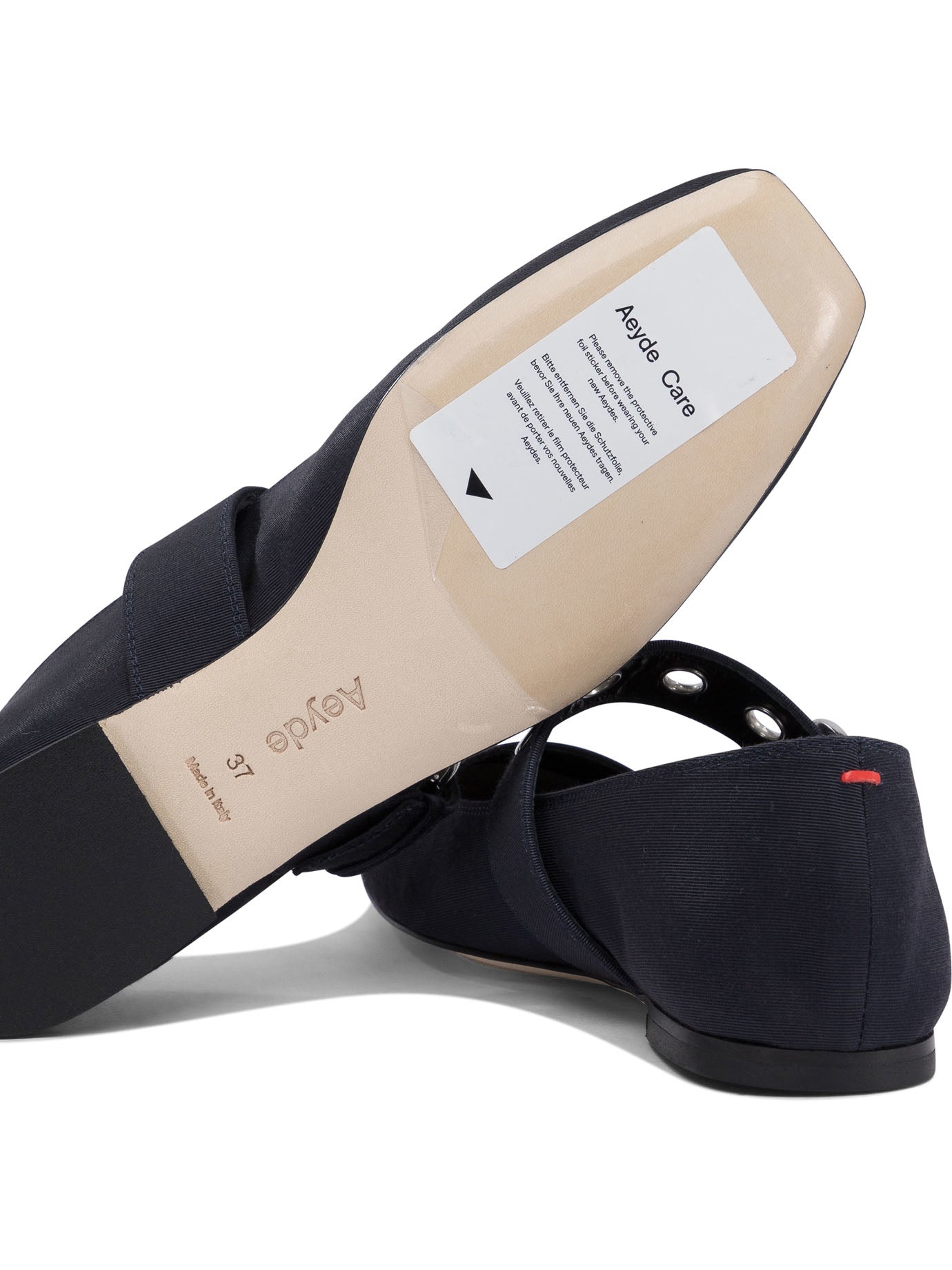 AEYDE Mini Eyelet Mary Jane Ballerina Flats