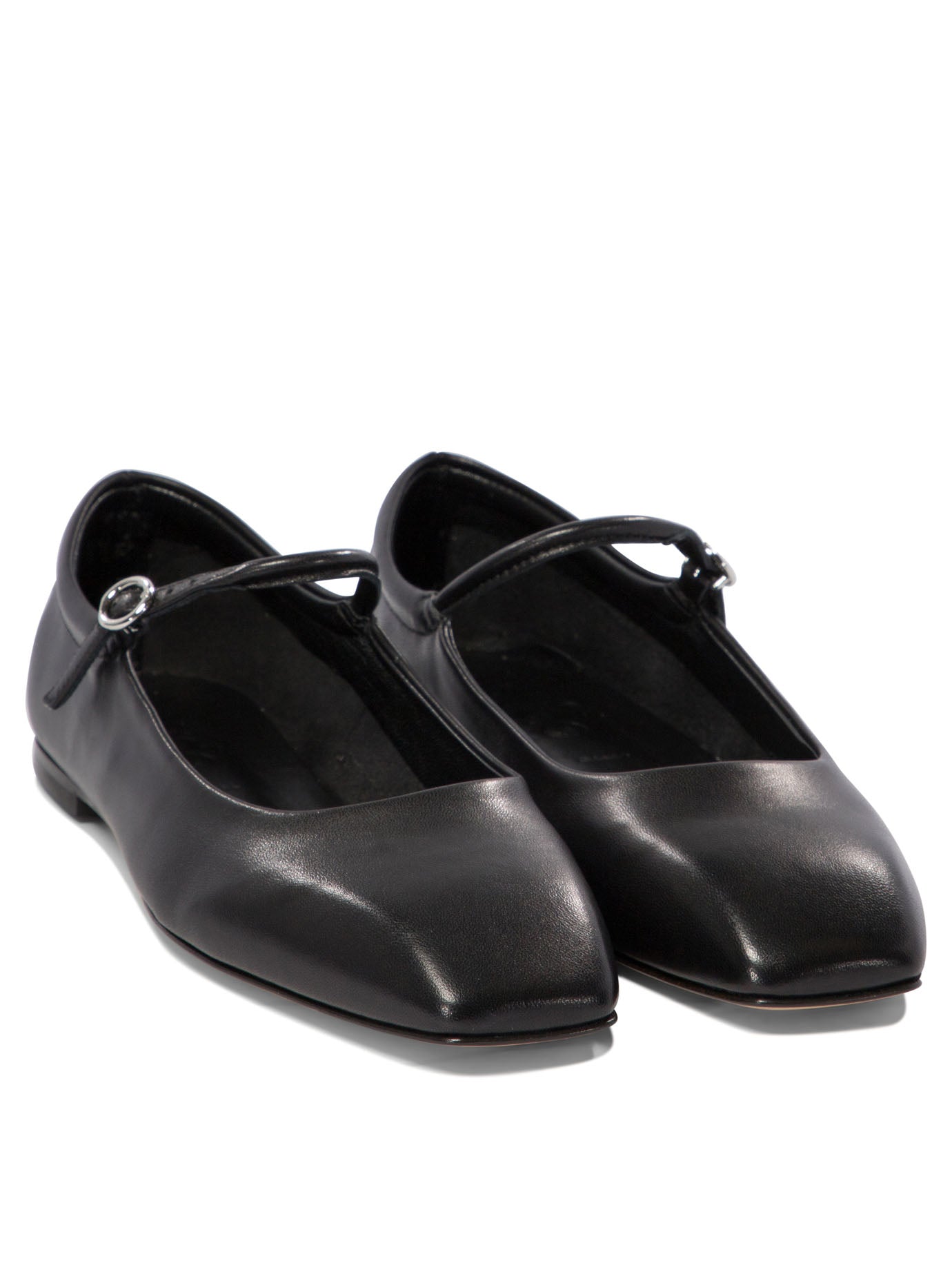 AEYDE Leather Ballerinas for Women