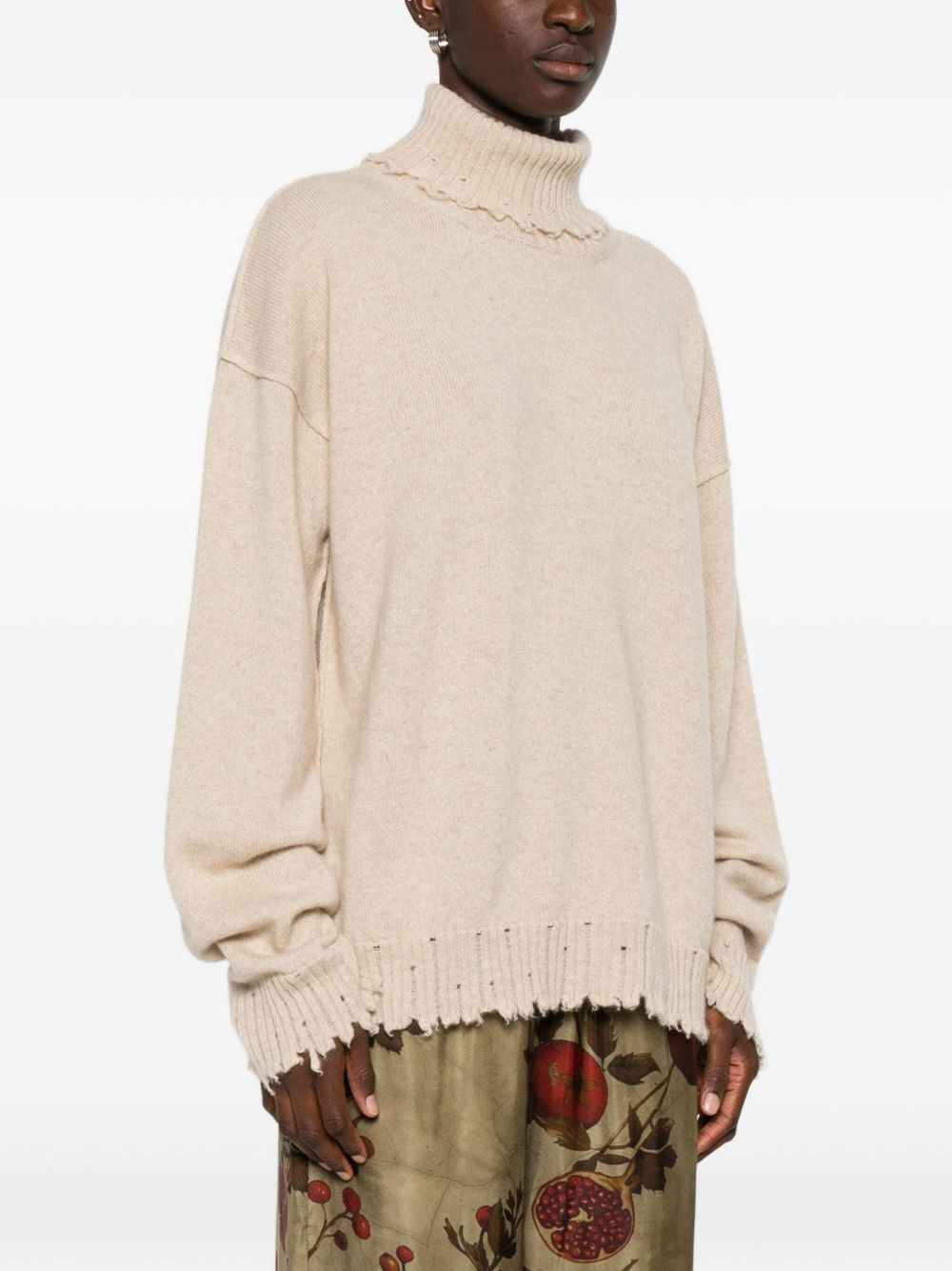 UMA WANG High Neck Cashmere Sweater for Women