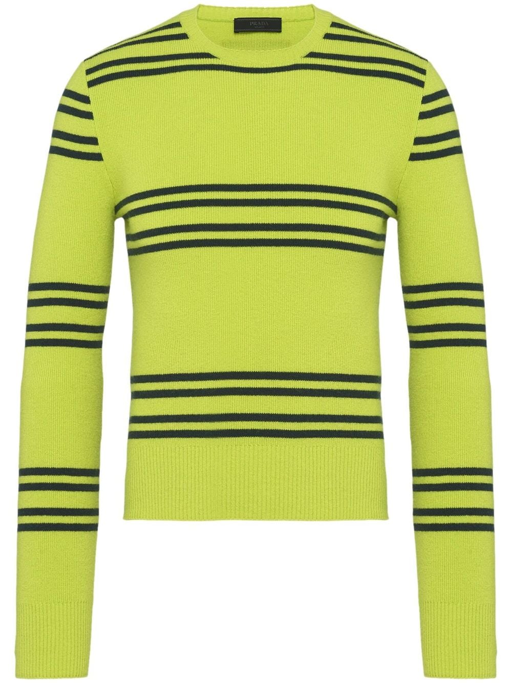 PRADA Men's Classic Cotton Crew-Neck Sweater - FW24 Edition