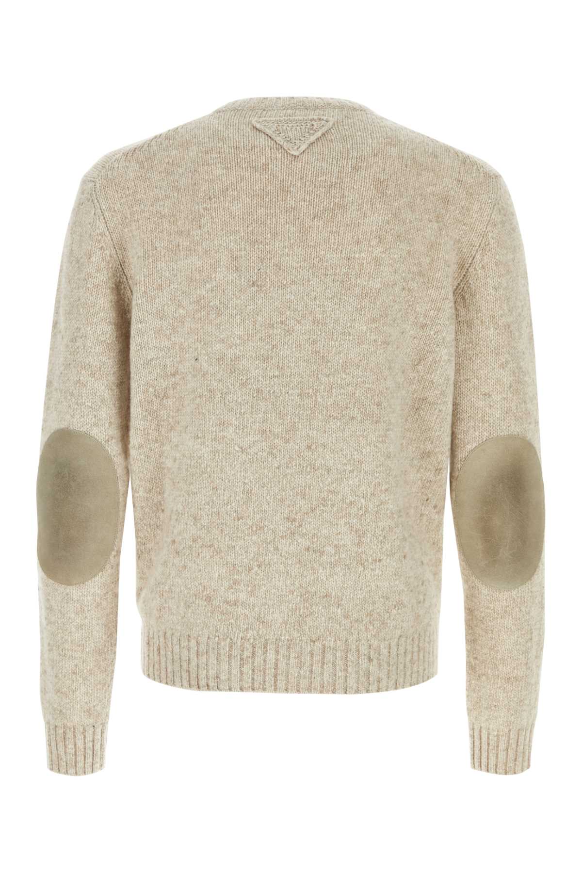 PRADA Men's Melange Cashmere Sweater