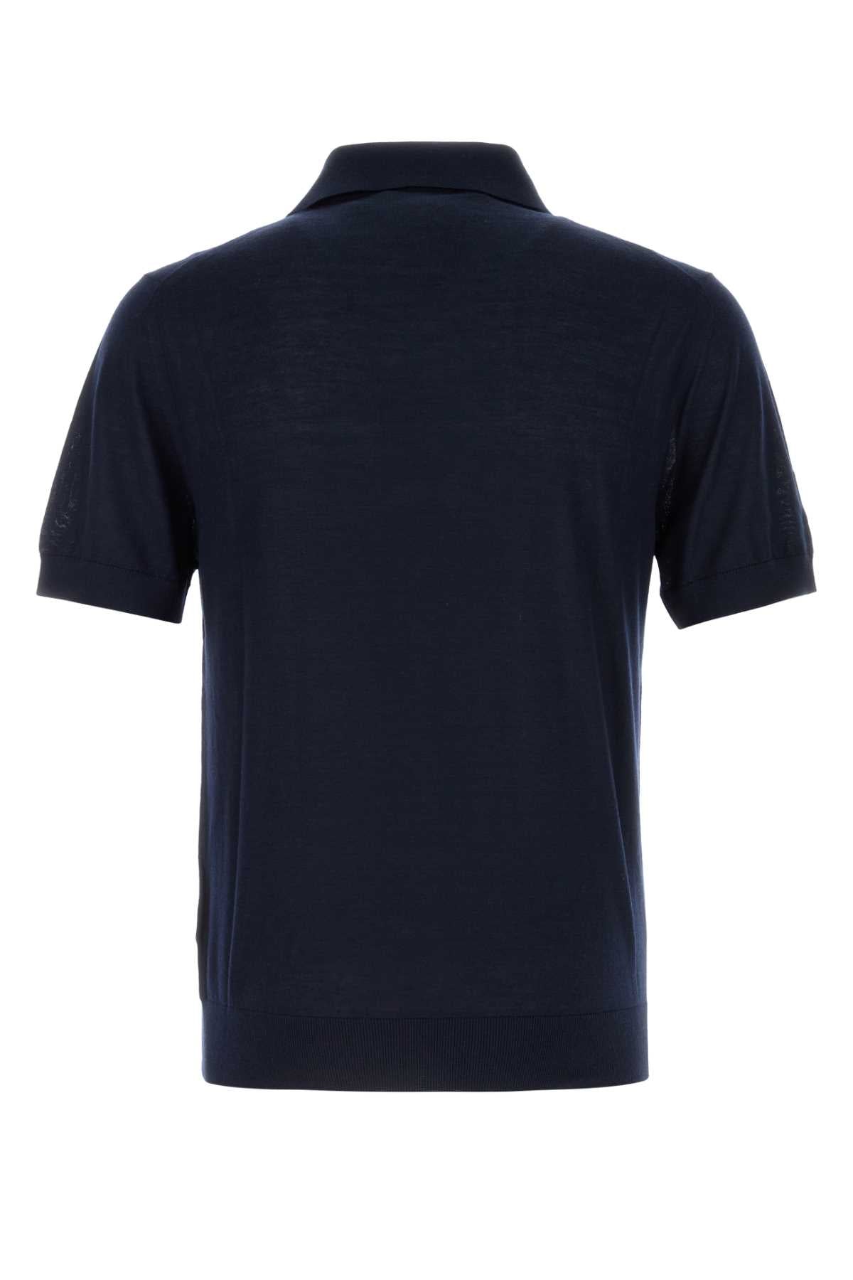 PRADA Cashmere Polo Shirt for Men - SS25 Collection
