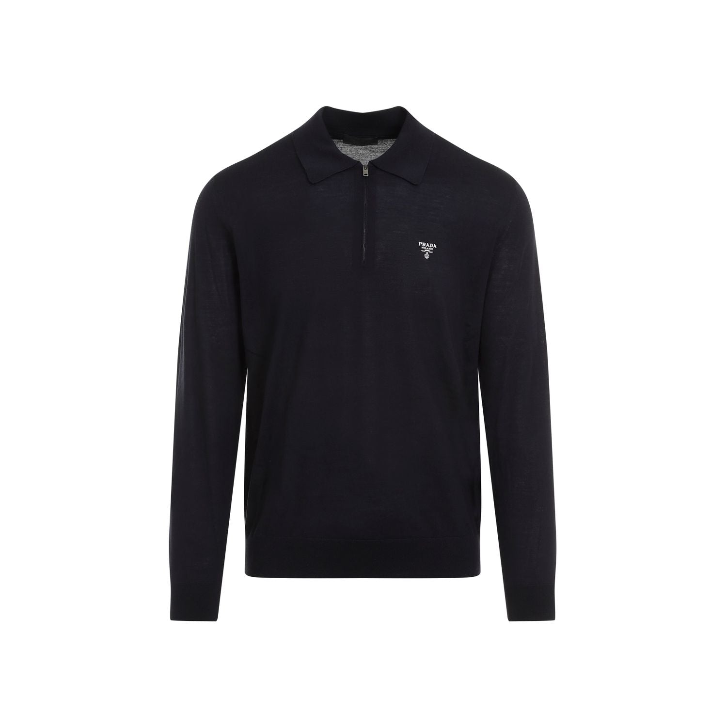 PRADA Knit Wool Polo Shirt