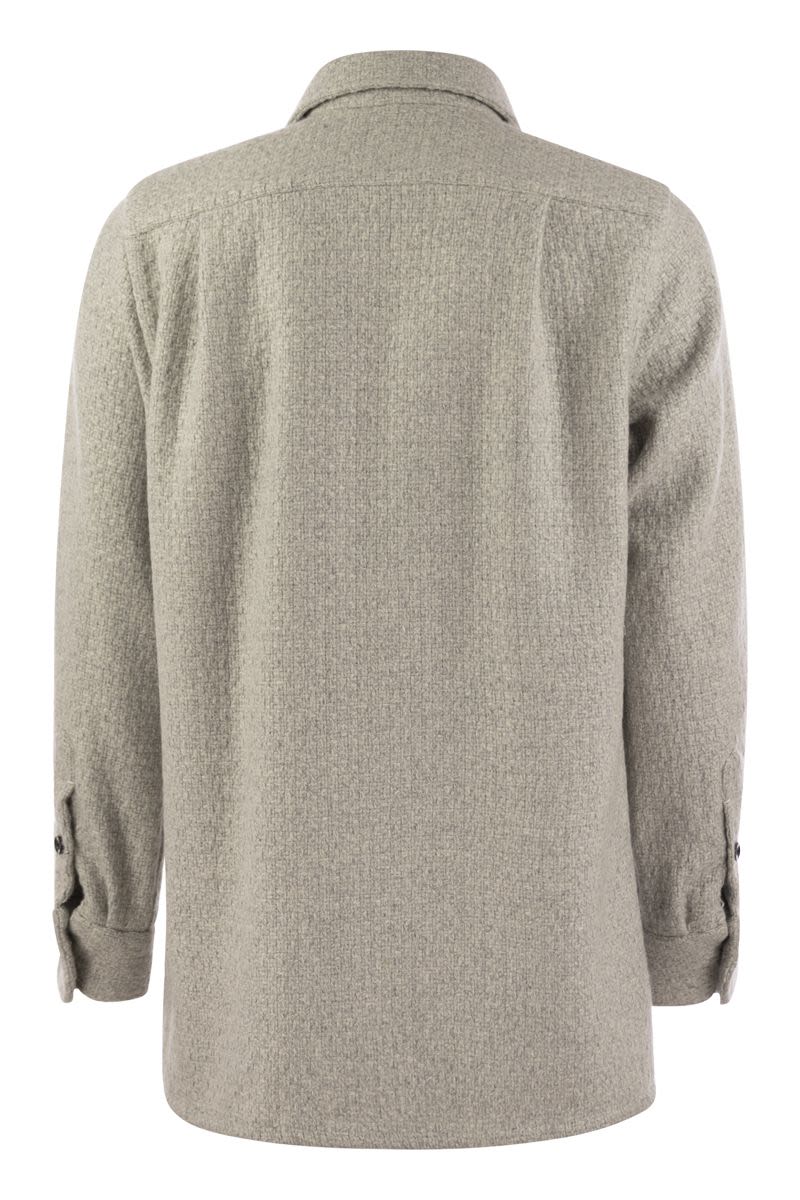 KITON Cashmere Overshirt for Men