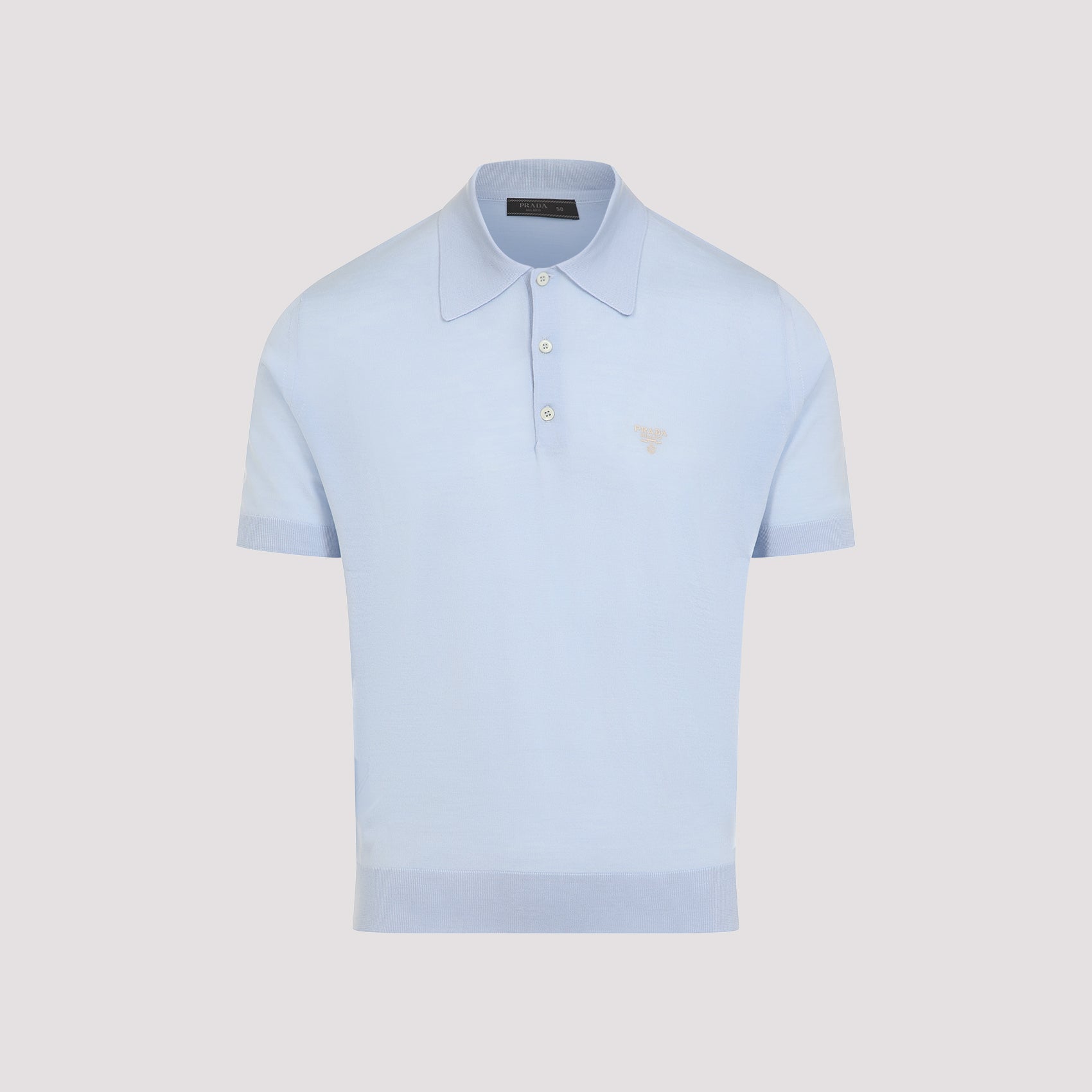 PRADA Knit Wool Polo Shirt