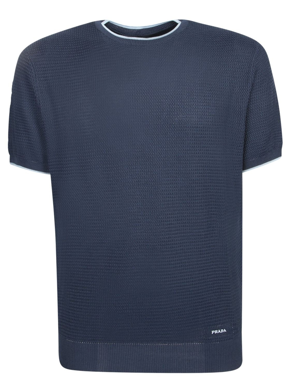 PRADA Cotton and Silk Blend Jersey for Men