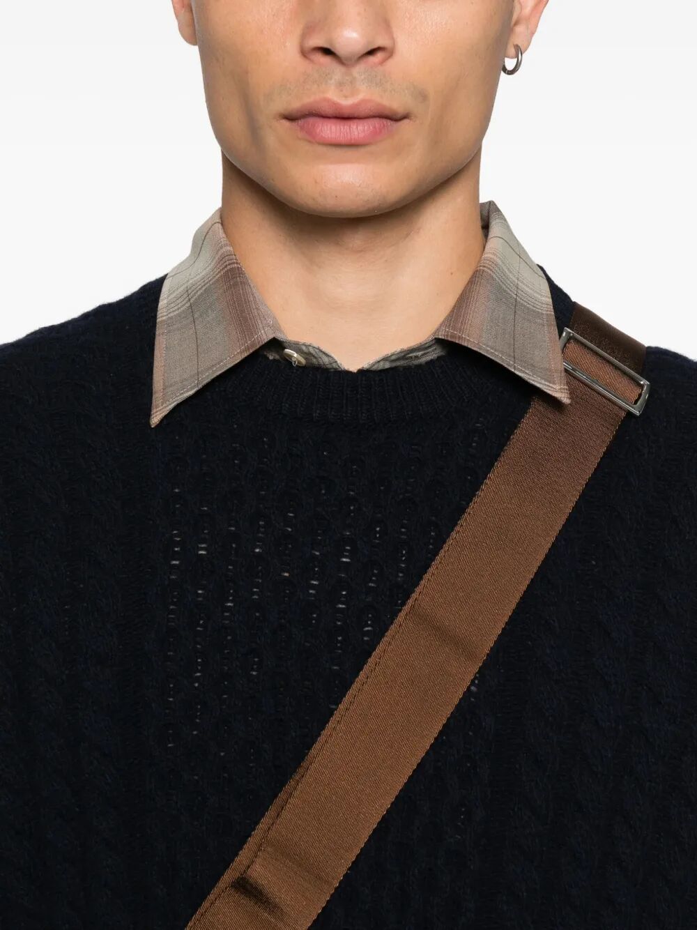 PRADA Cable-Knit Wool Sweater for Men