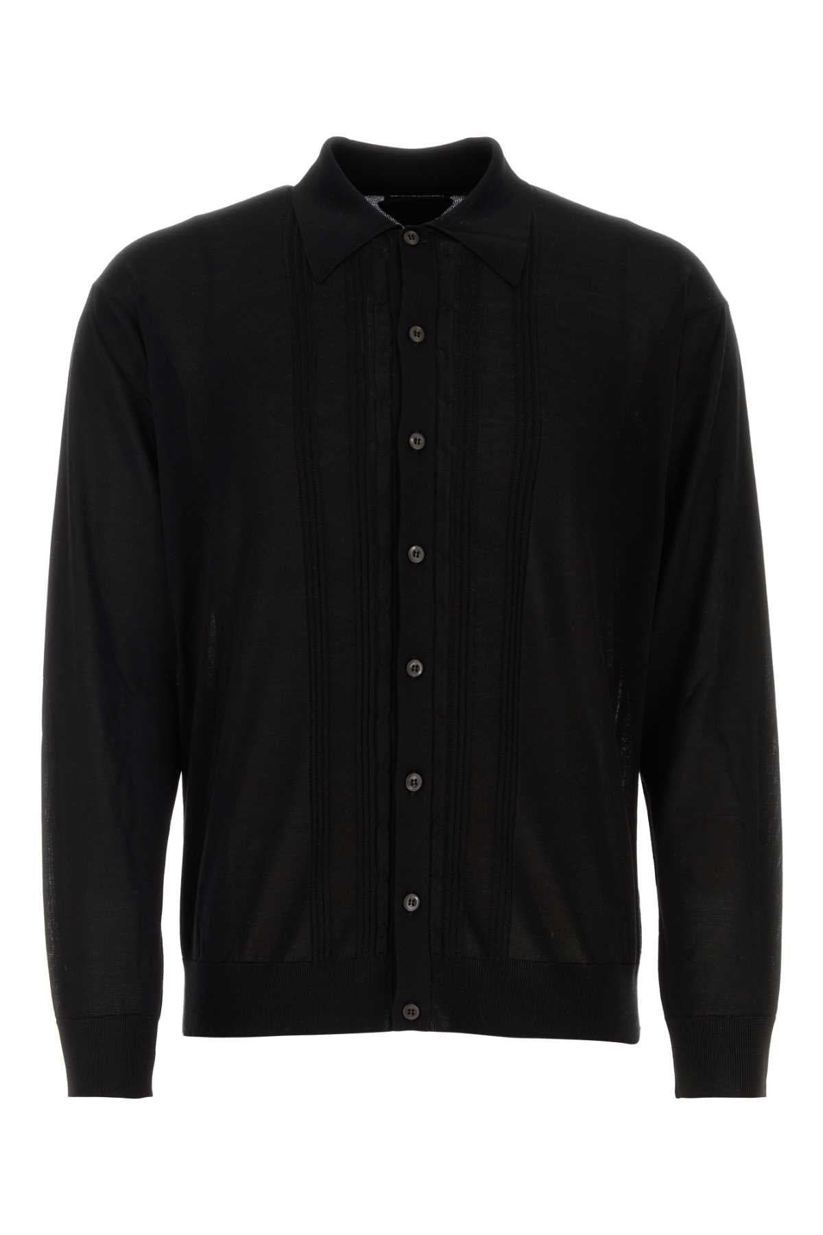 PRADA Silk Cardigan for Men - SS24 Collection