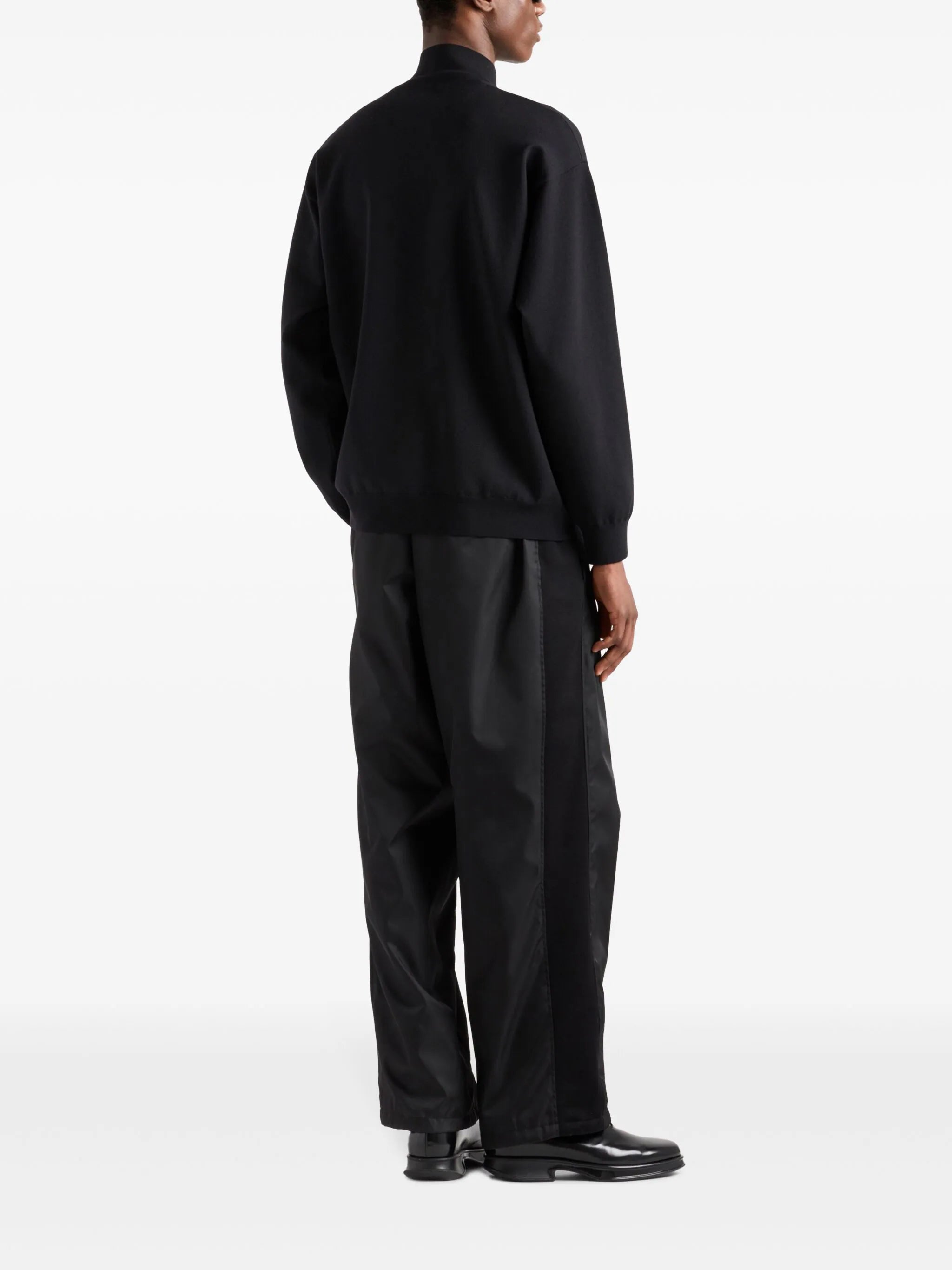 PRADA Men's Nylon Cardigan - FW25 Collection