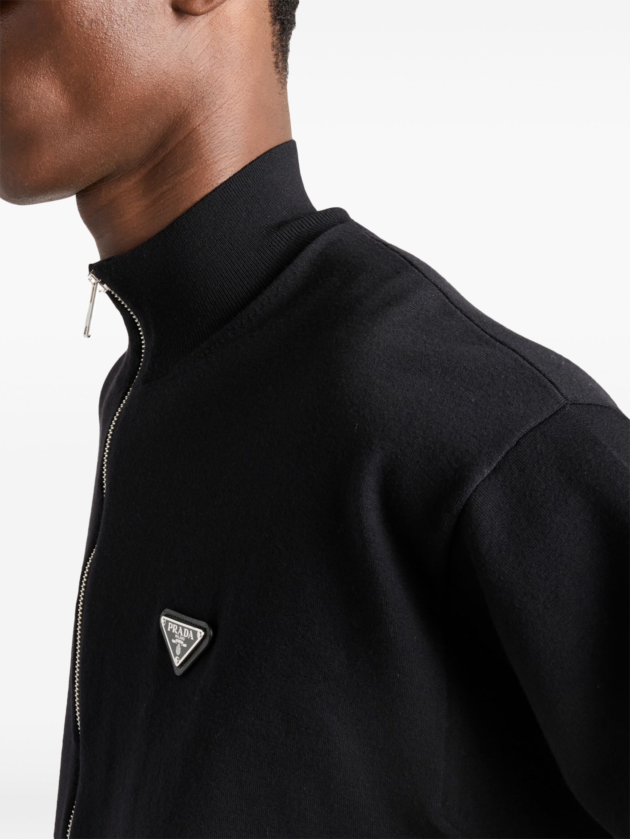 PRADA Men's Nylon Cardigan - FW25 Collection