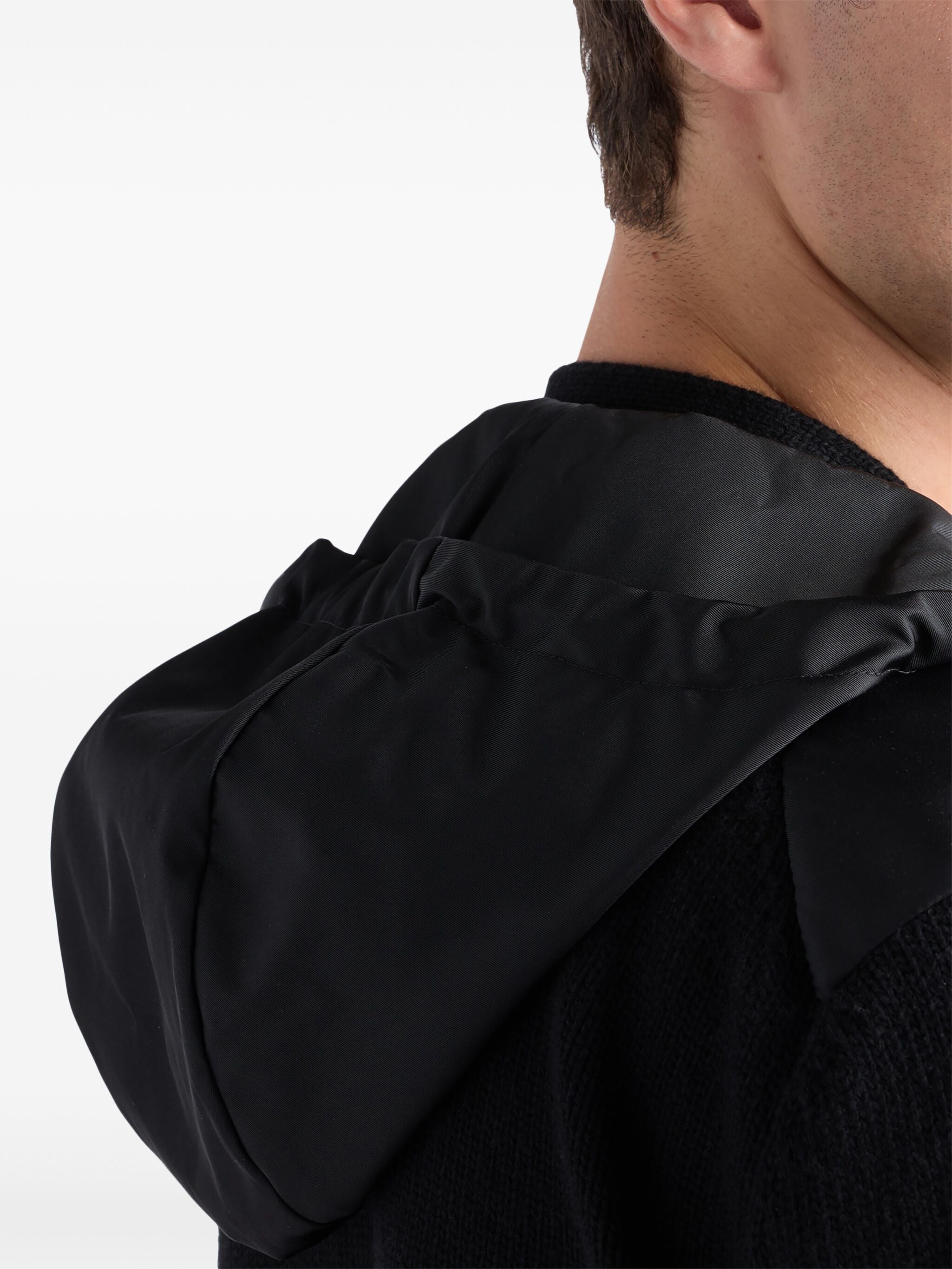 PRADA 100% Leather Cardigan for Men