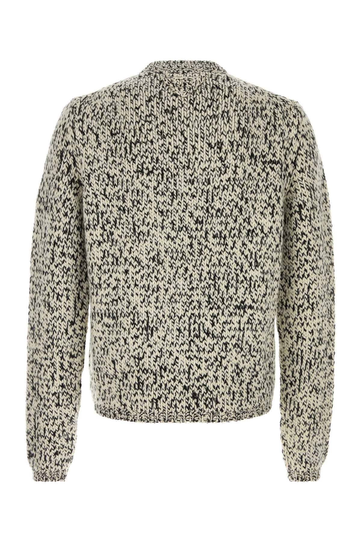 PRADA Two-Tone Wool Cardigan for Men
