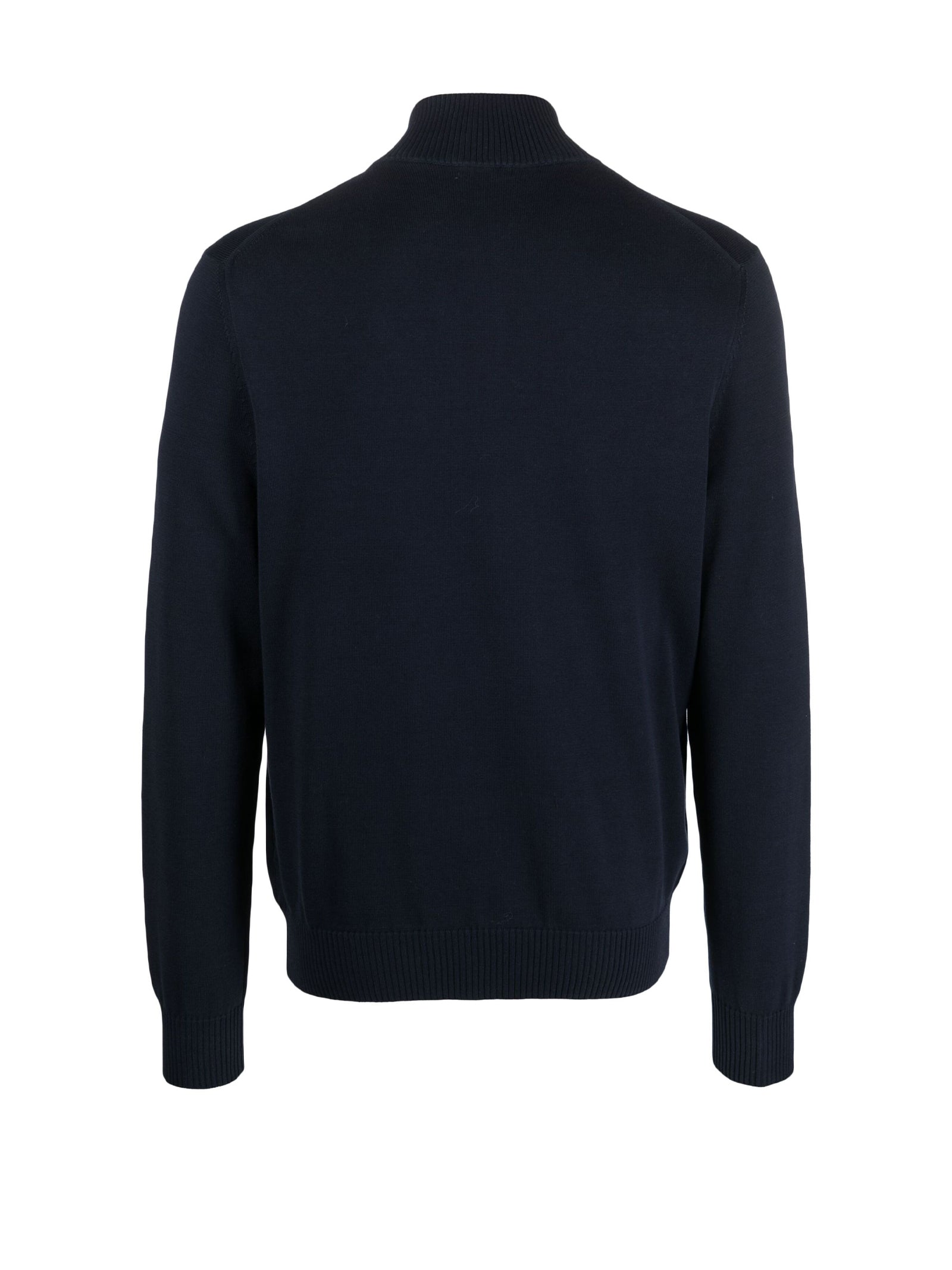 MALO Men's Zip-Up Bomber Jacket with Collar