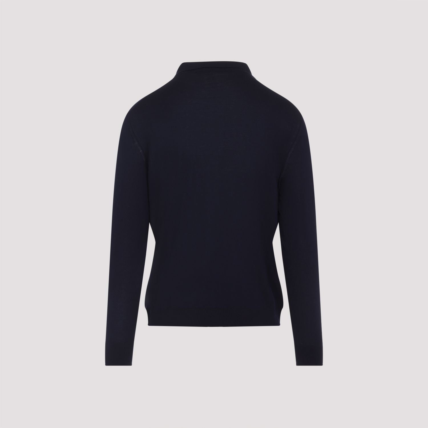 KITON Men's Long Sleeve Polo Shirt