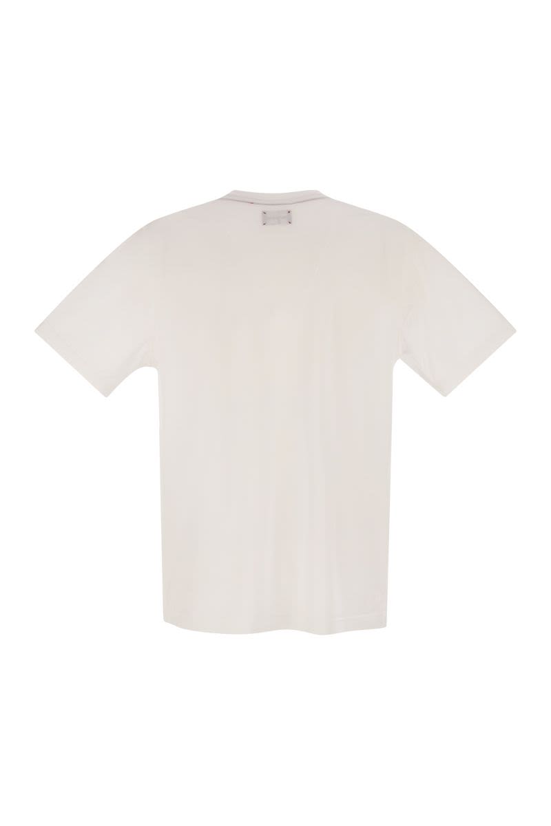 KITON Cotton Logo Crew-Neck T-Shirt
