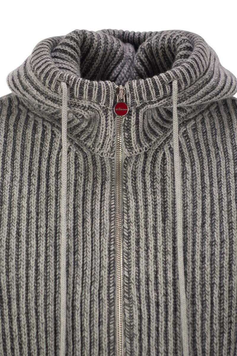 KITON Plush Cut Cashmere Jacket for Men